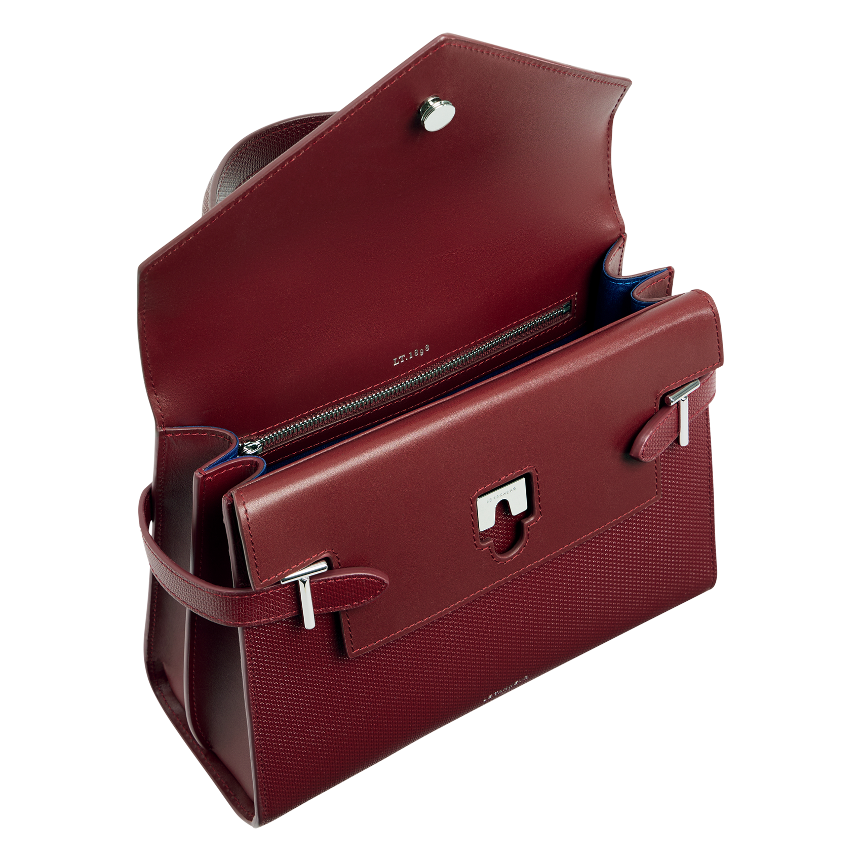 Sac en cuir LE TANNEUR Rouge