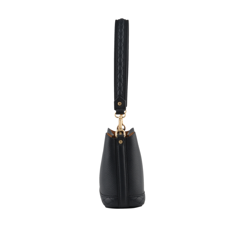 Satchel - cowhide leather POURCHET Blue