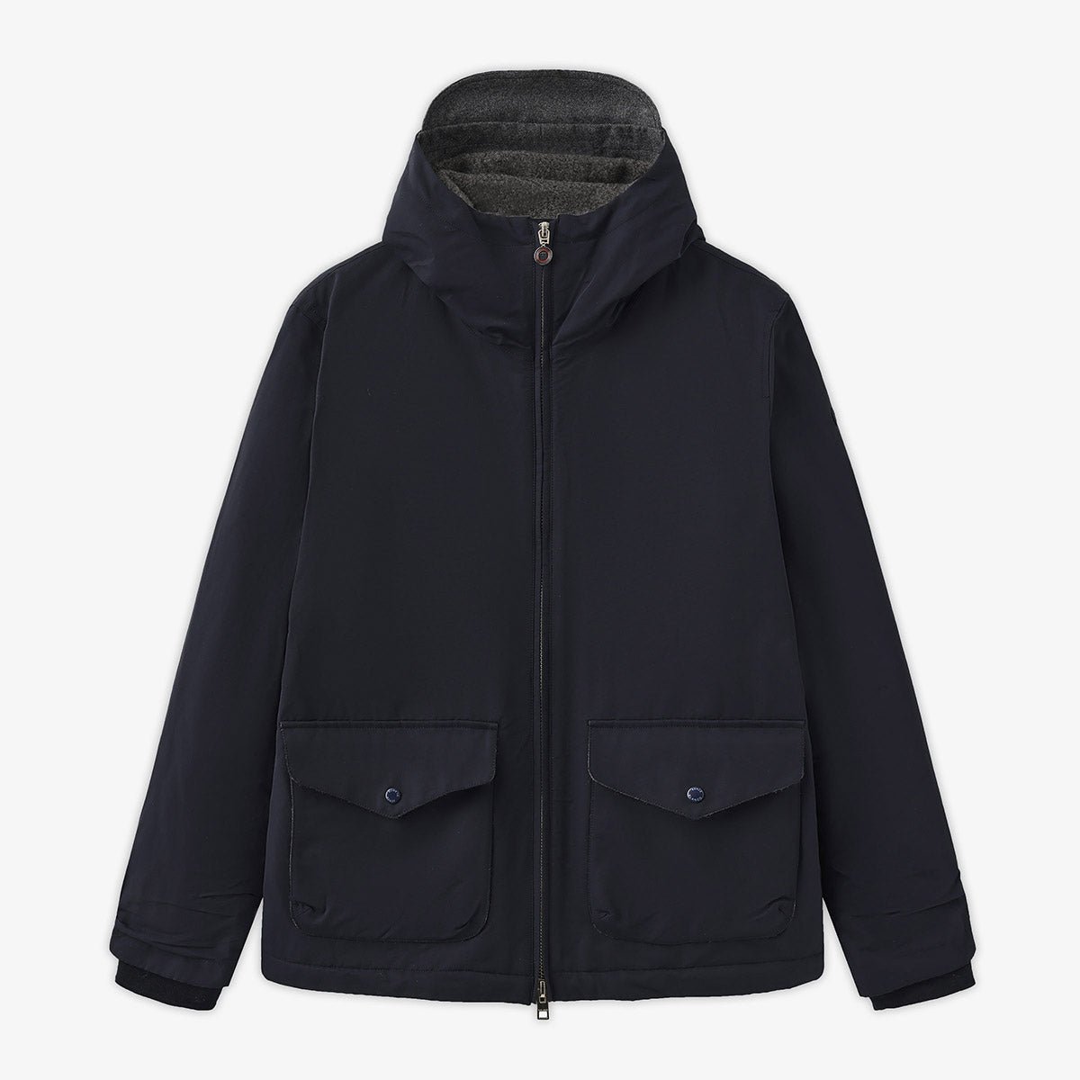 Water-repellent fleece parka SERGE BLANCO Blue