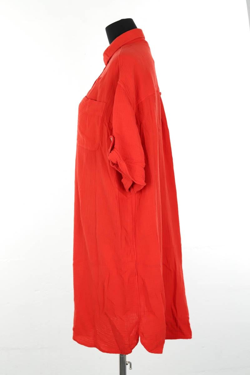 Cotton dress Red