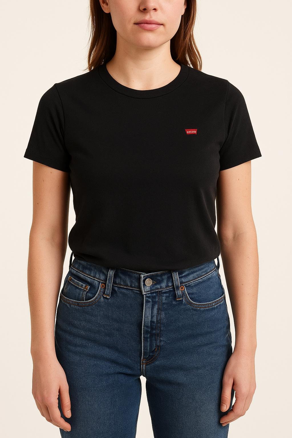 Tommy Badge T-shirt LEVI'S - Seconde main Black
