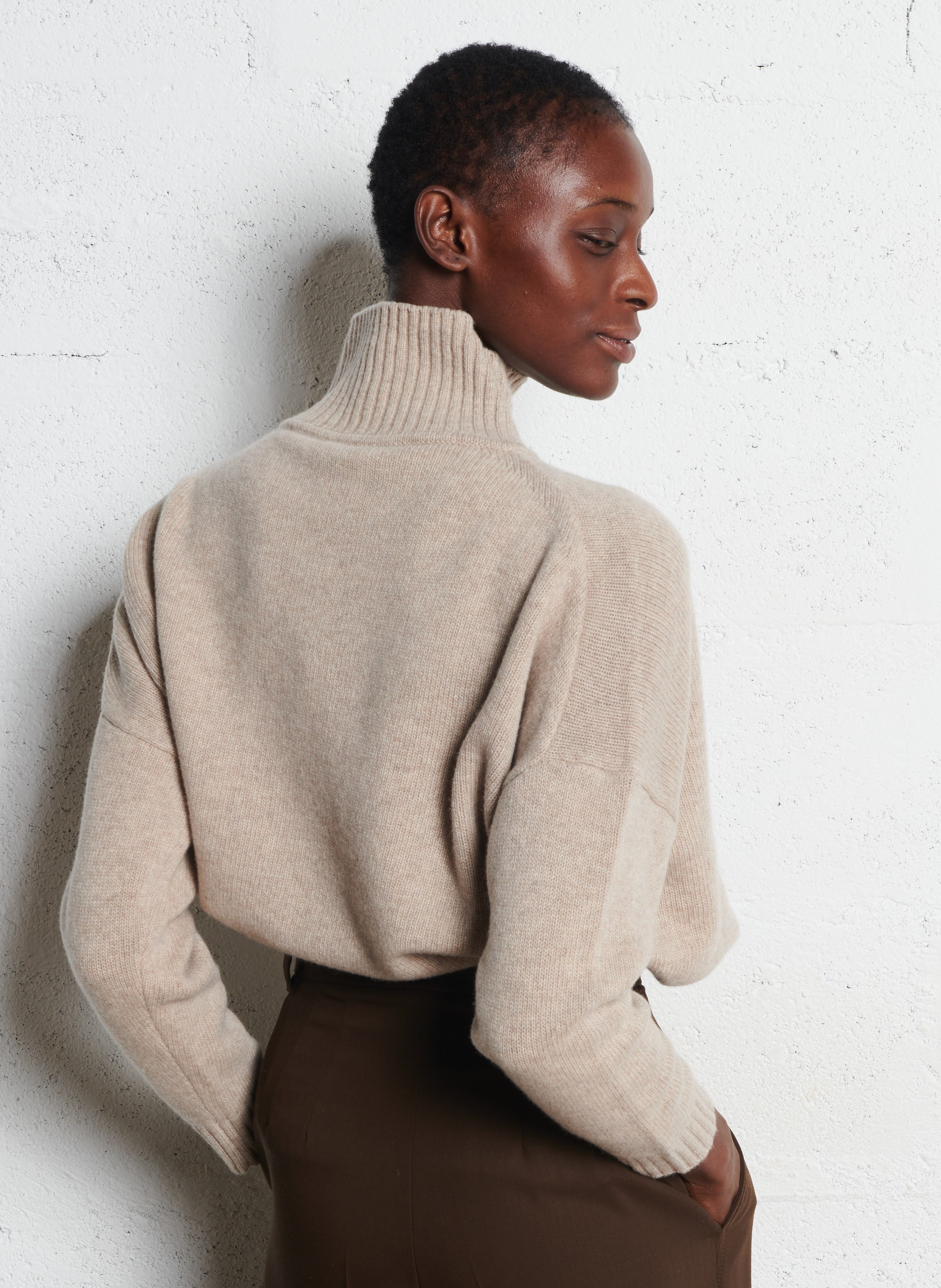 Roll-neck wool sweater MAX MARA WEEK END Beige