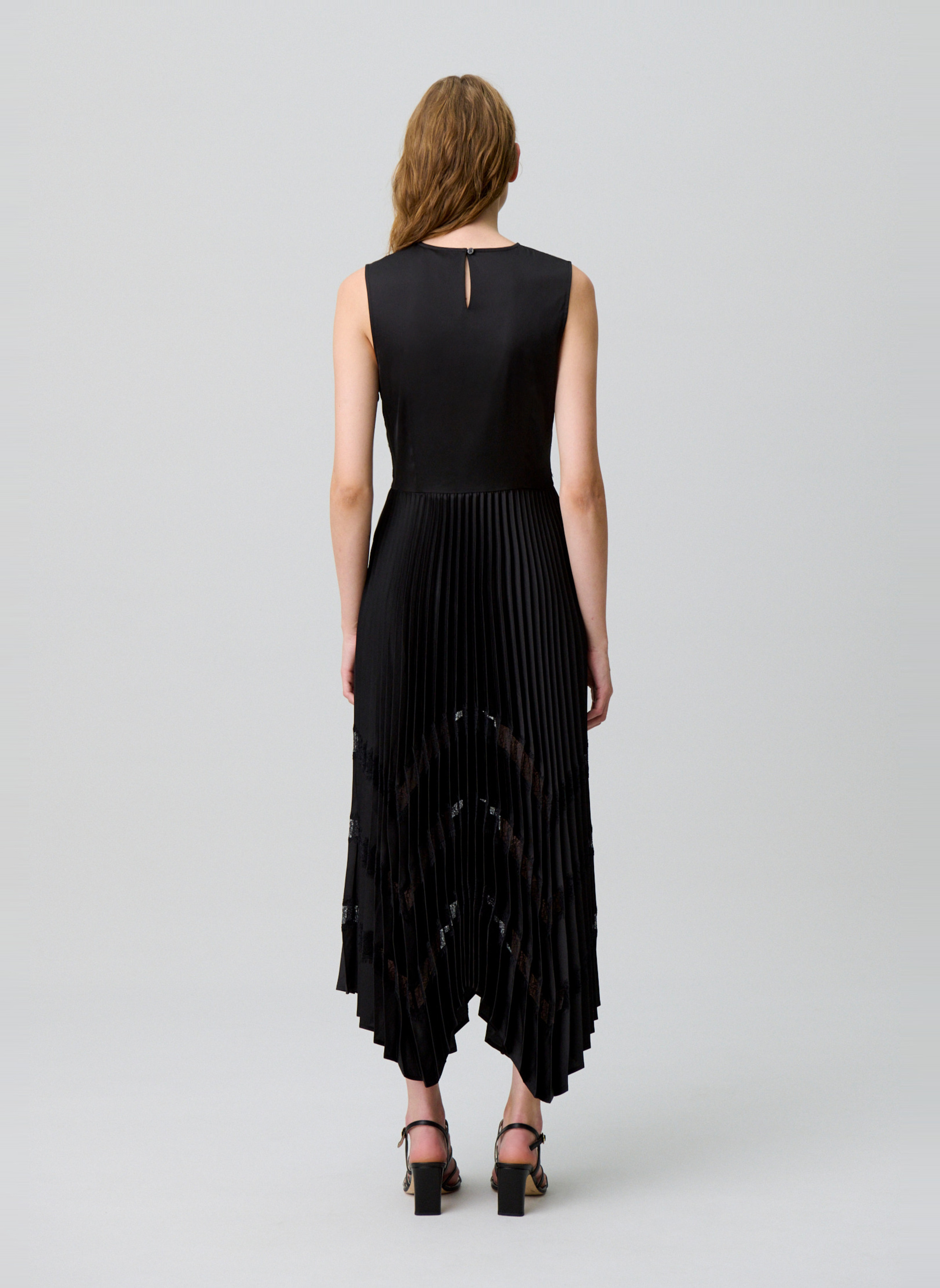 Robe longue évasée col rond CLAUDIE PIERLOT Noir