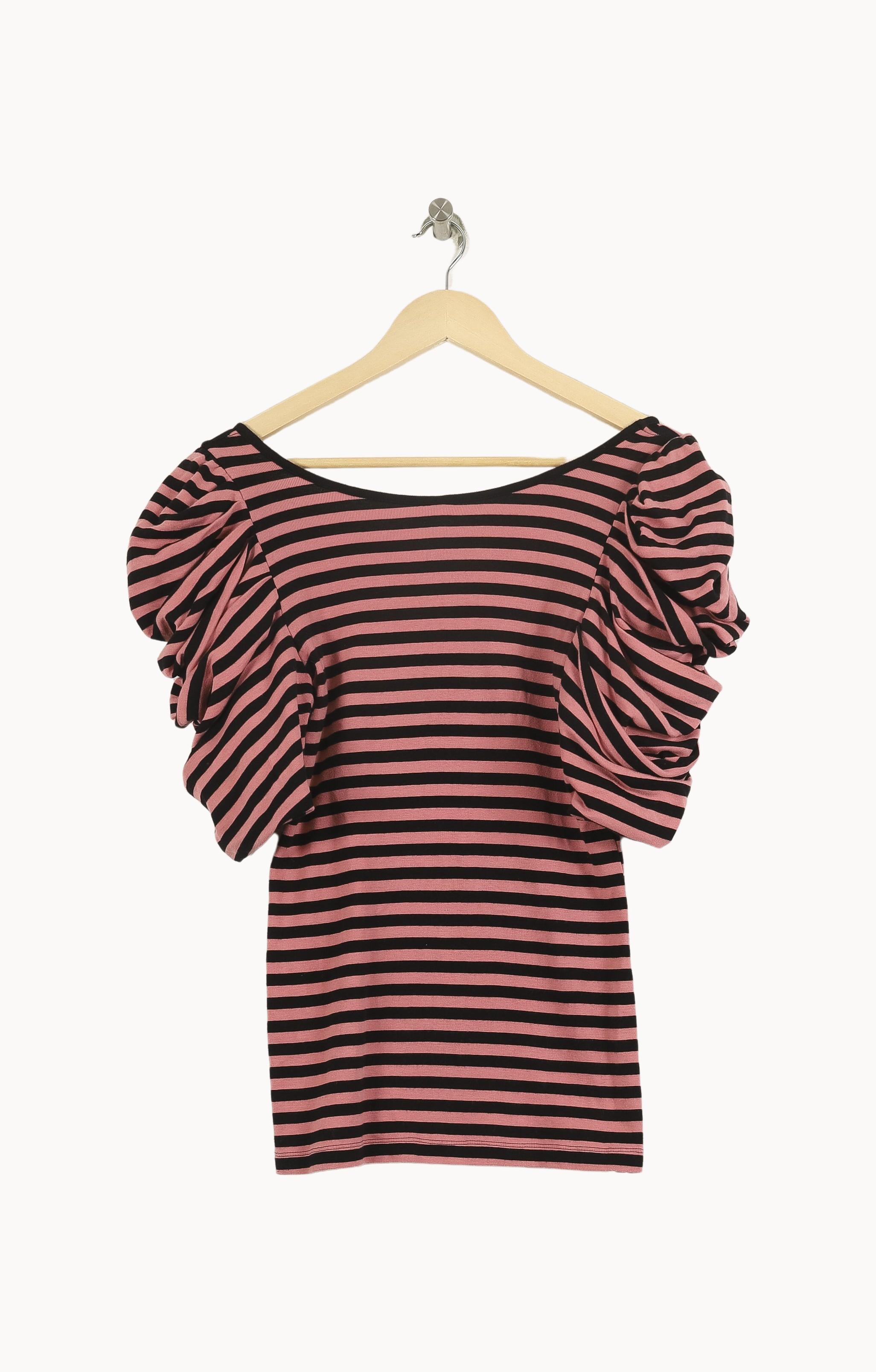 Tommy Badge T-shirt GANNI - Seconde Main Multicolored