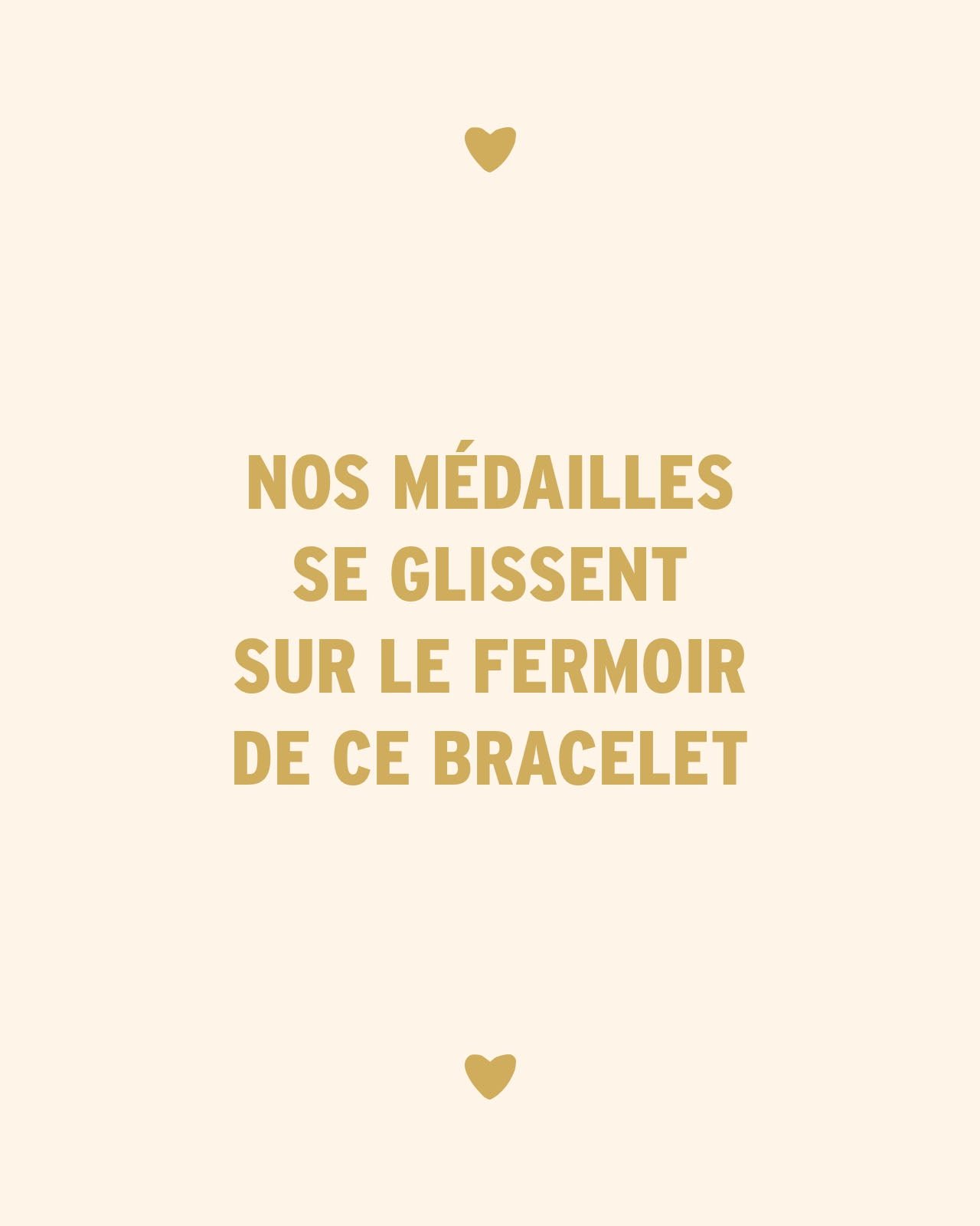 The XL gold-plated 24-carat fine link bracelet EMOI EMOI Golden