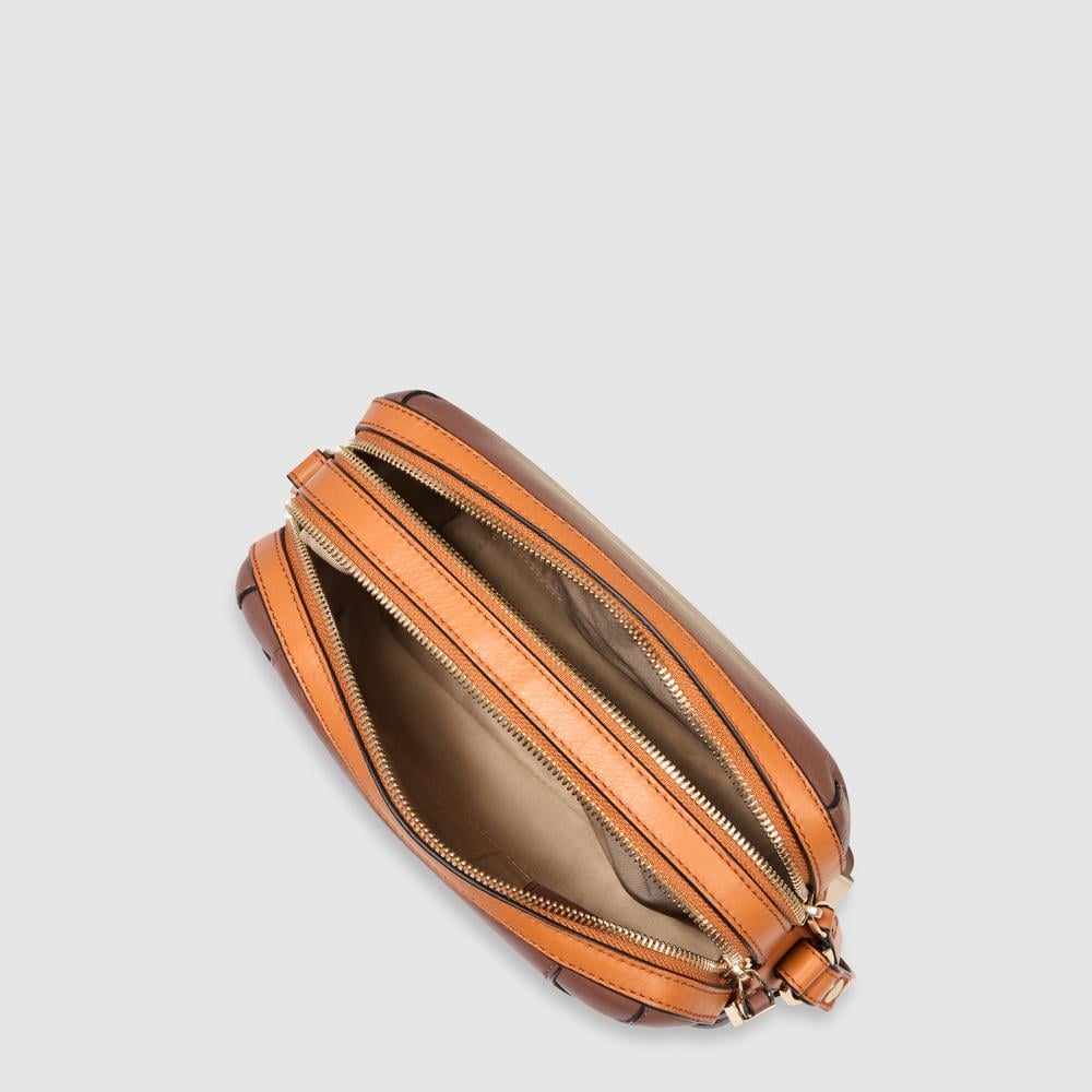 Crossbody Camera Case Style Bag PIQUADRO Brown