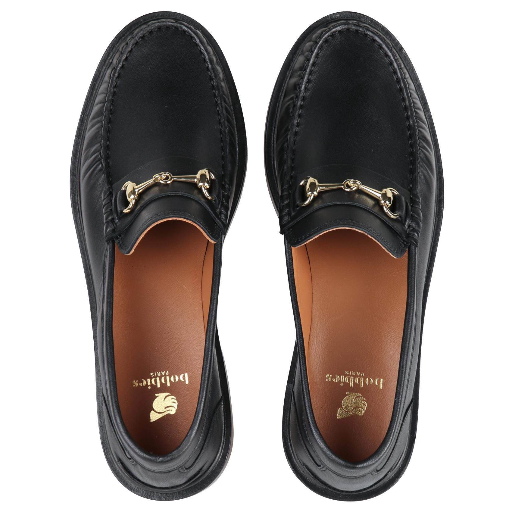 Mocassins en cuir BOBBIES Noir