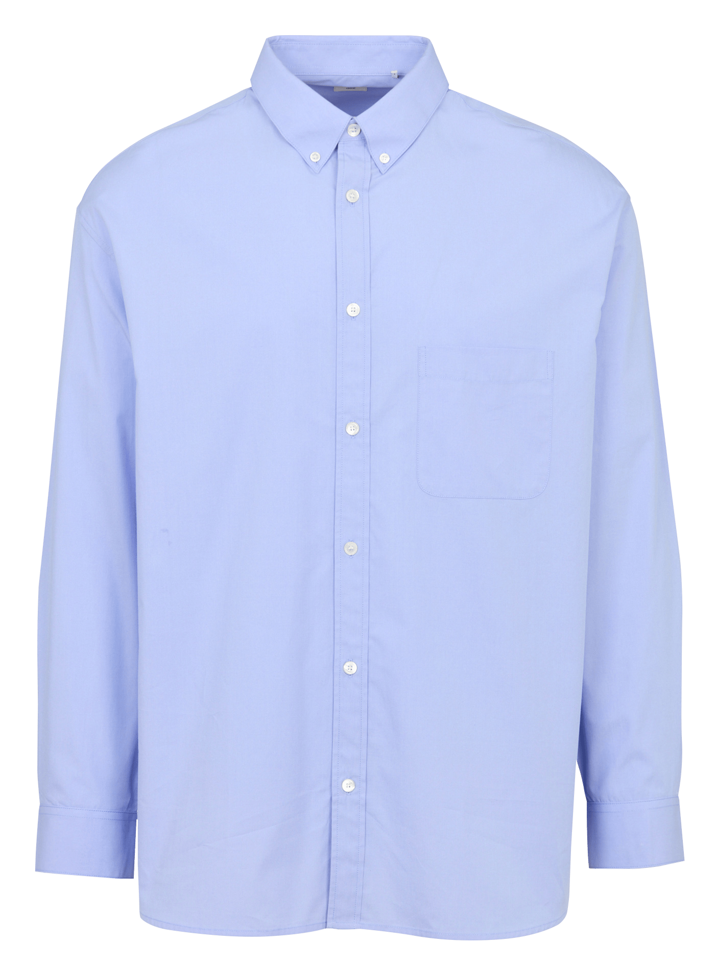 Camicia ampia con colletto alla americana in cotone IKKS Blu