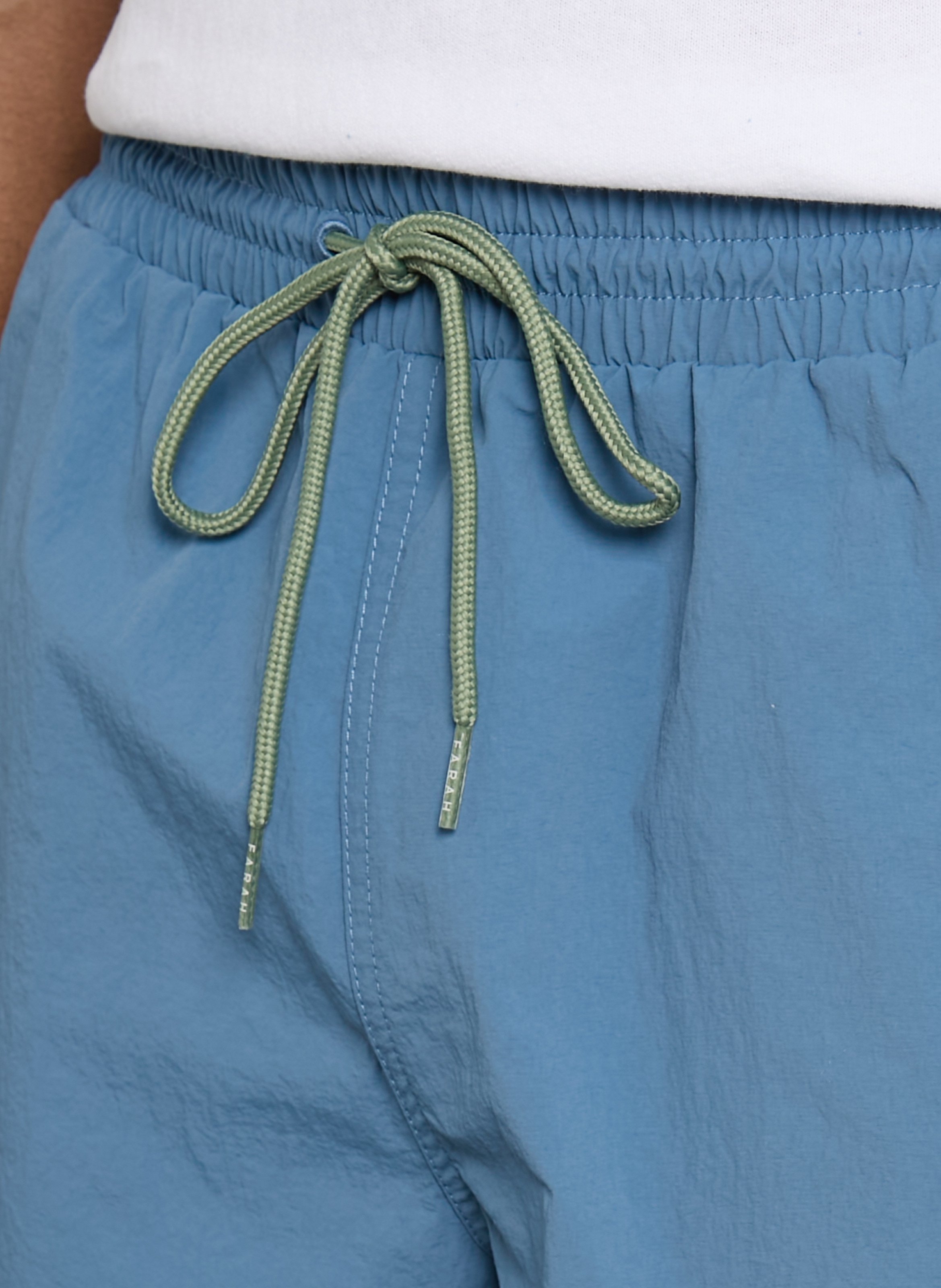 Short de bain en fibres recyclées FARAH Bleu