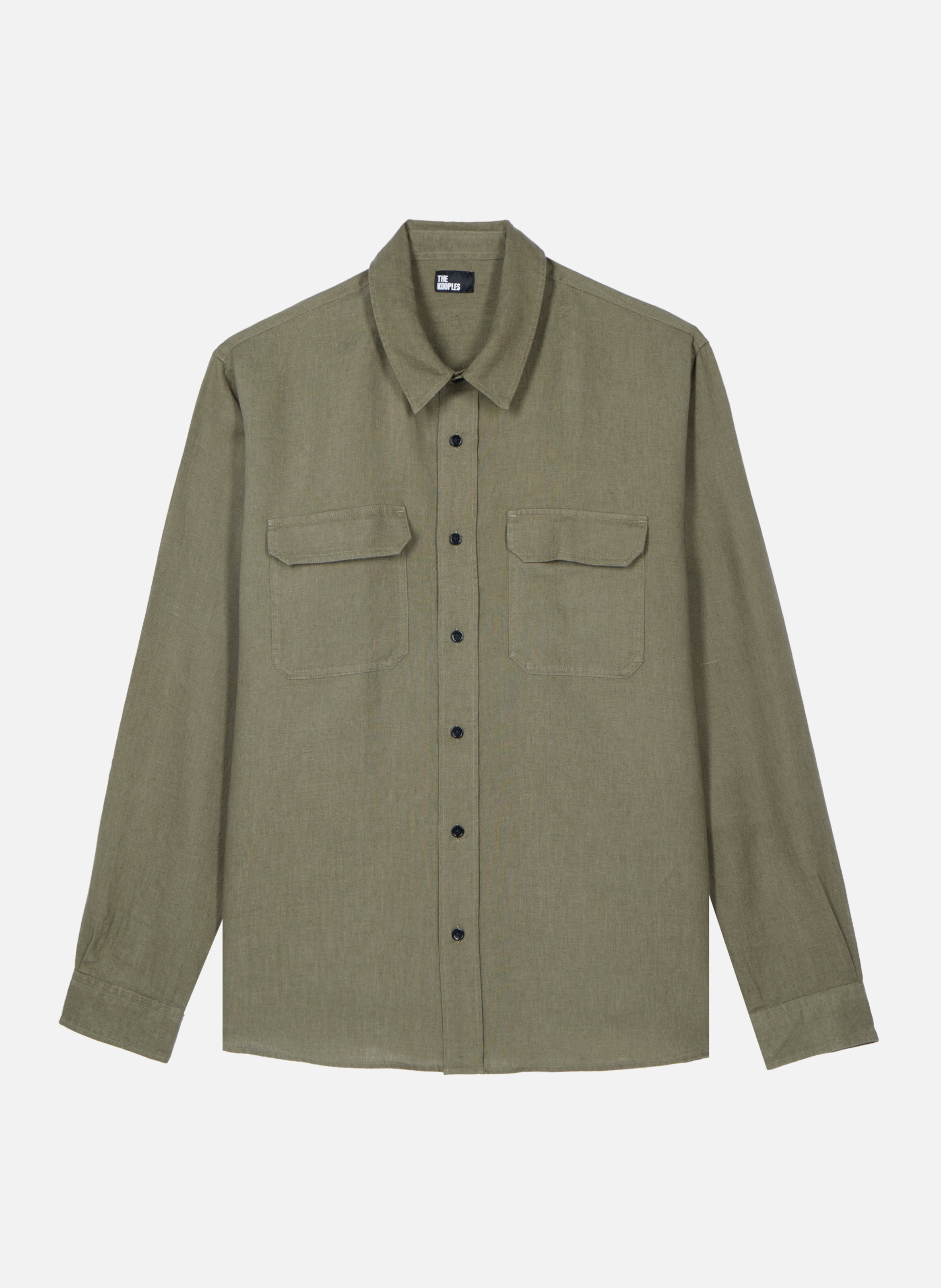Linen shirt THE KOOPLES Green