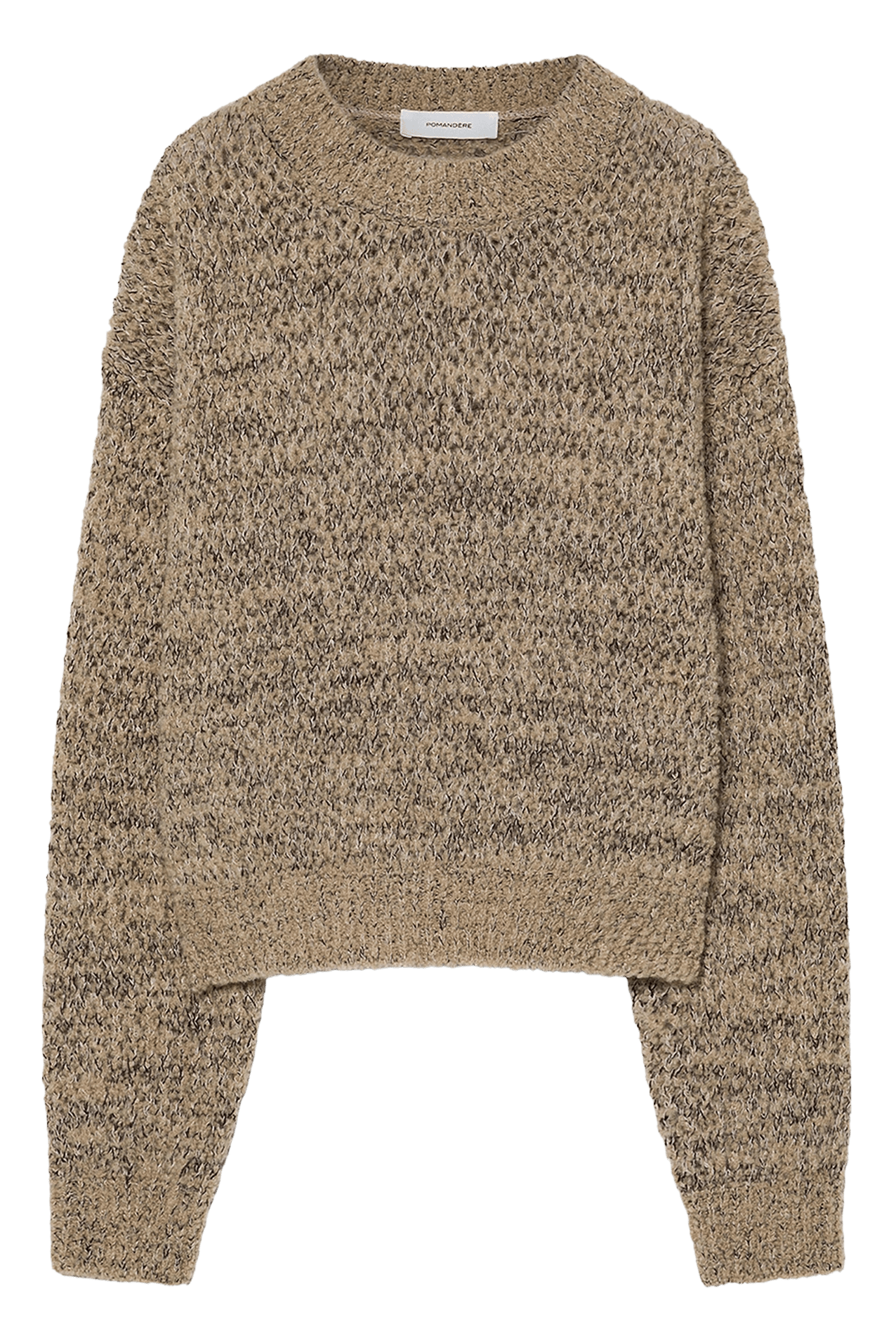 Pull droit en laine mélangée POMANDERE Mehrfarbig