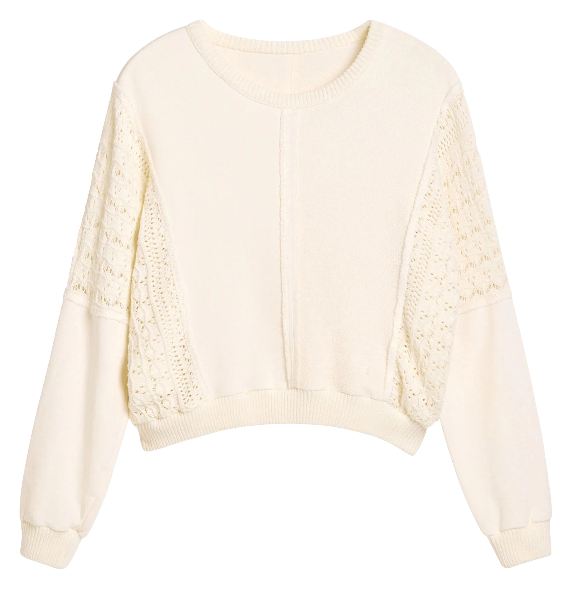 Sweat oversize en coton DESIGUAL Blanc