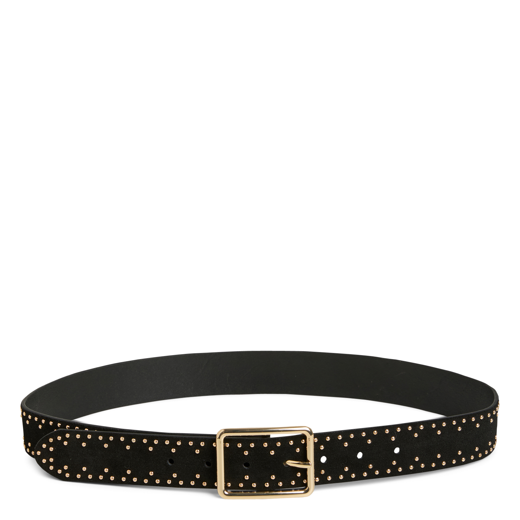 Ceinture en cuir PIECES Noir