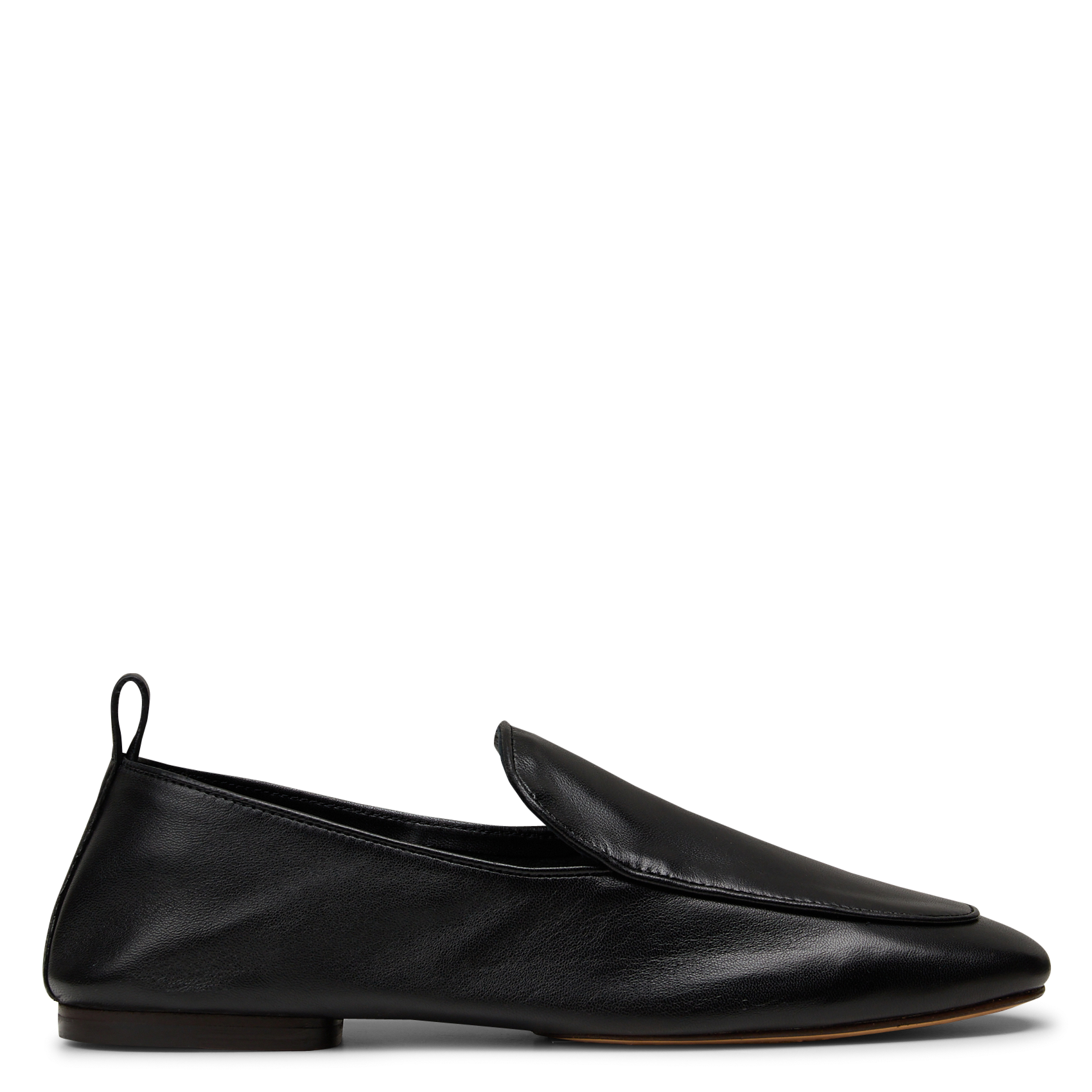 Mocassins souples en cuir d'agneau SOEUR Noir
