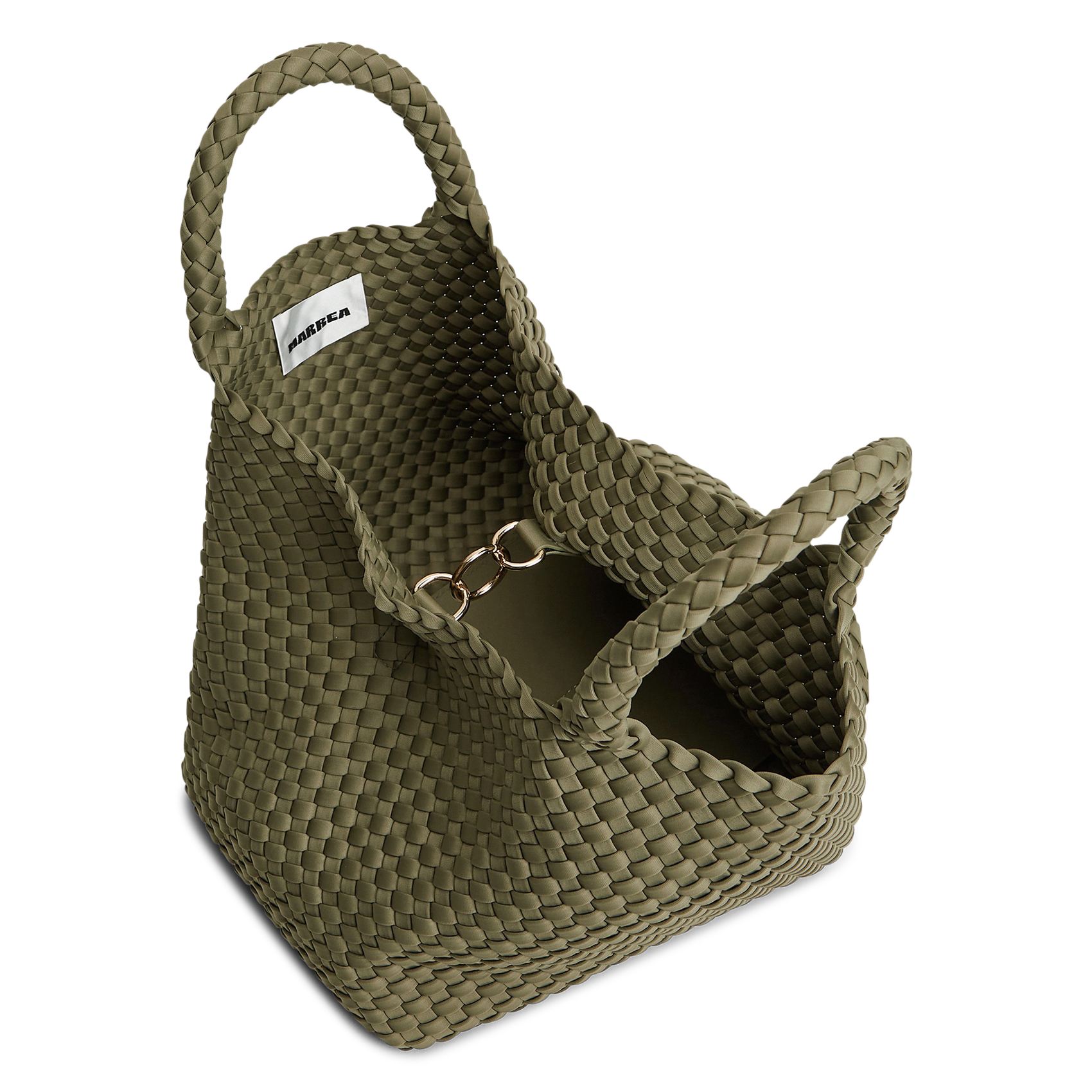 Geflochtene Handtasche MARREA Grun