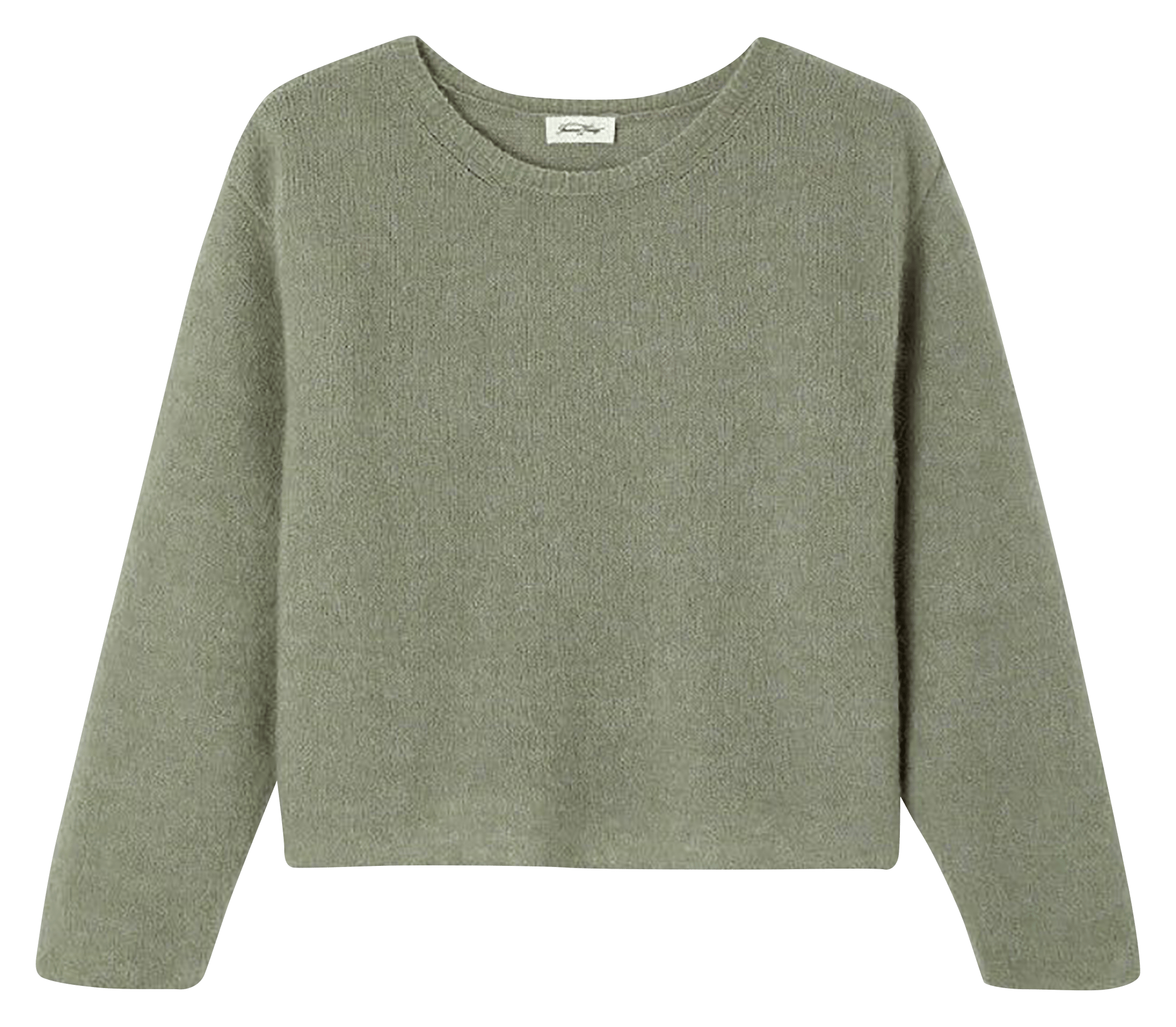 Rechte trui met ronde hals AMERICAN VINTAGE Groen