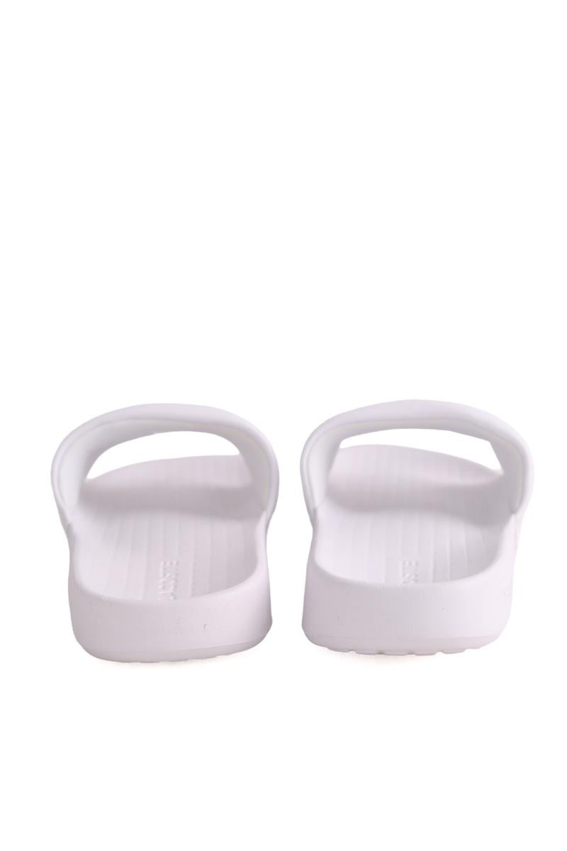 Faux leather sandals LACOSTE - SECONDE MAIN White