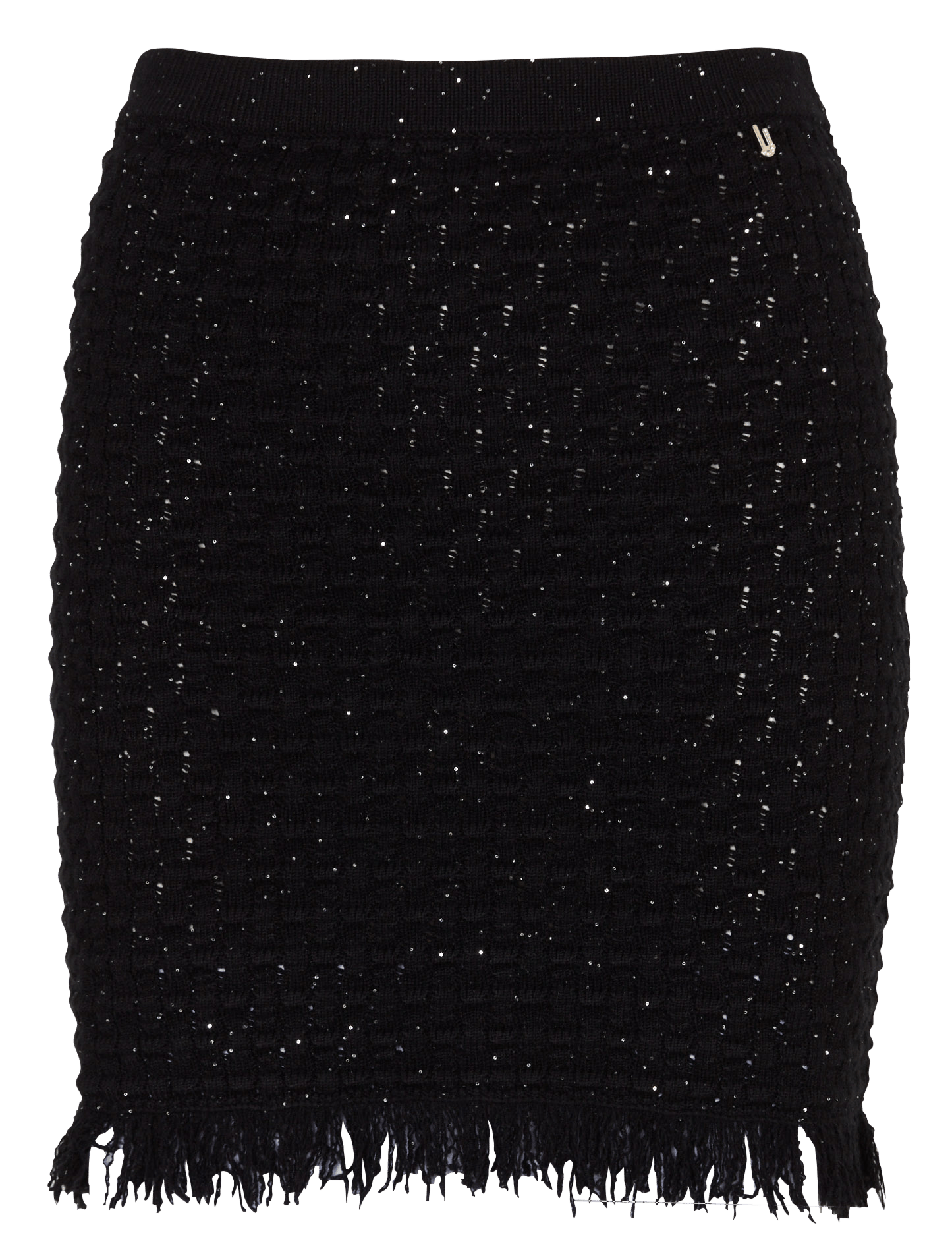 Jupe courte en maille LIU JO Noir