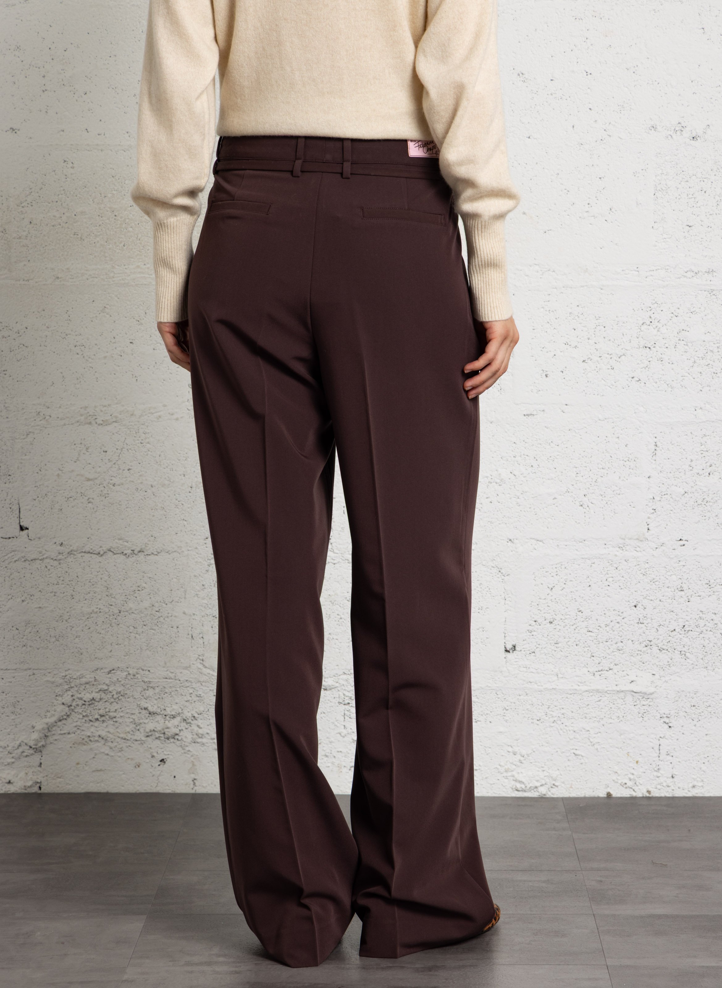 Pantaloni larghi FABIENNE CHAPOT Marrone
