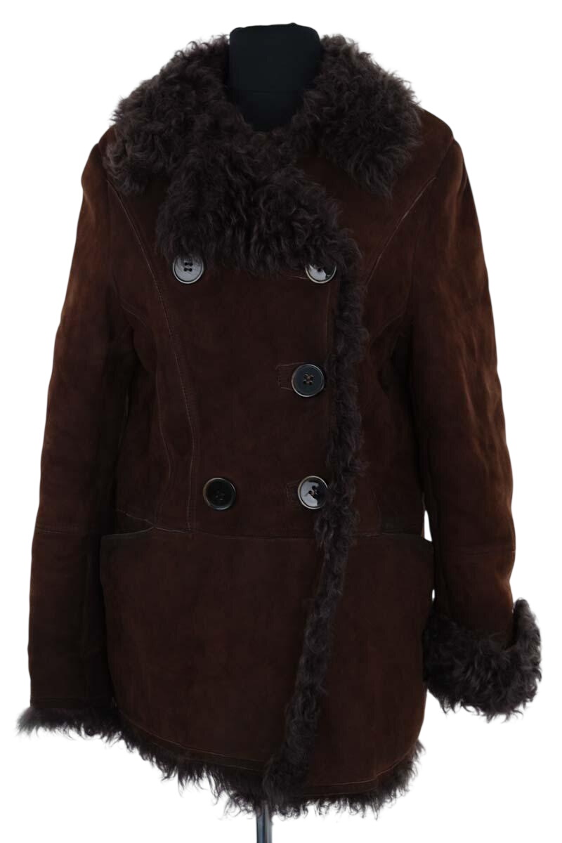 Sheepskin jacket KENZO - SECONDE MAIN Brown
