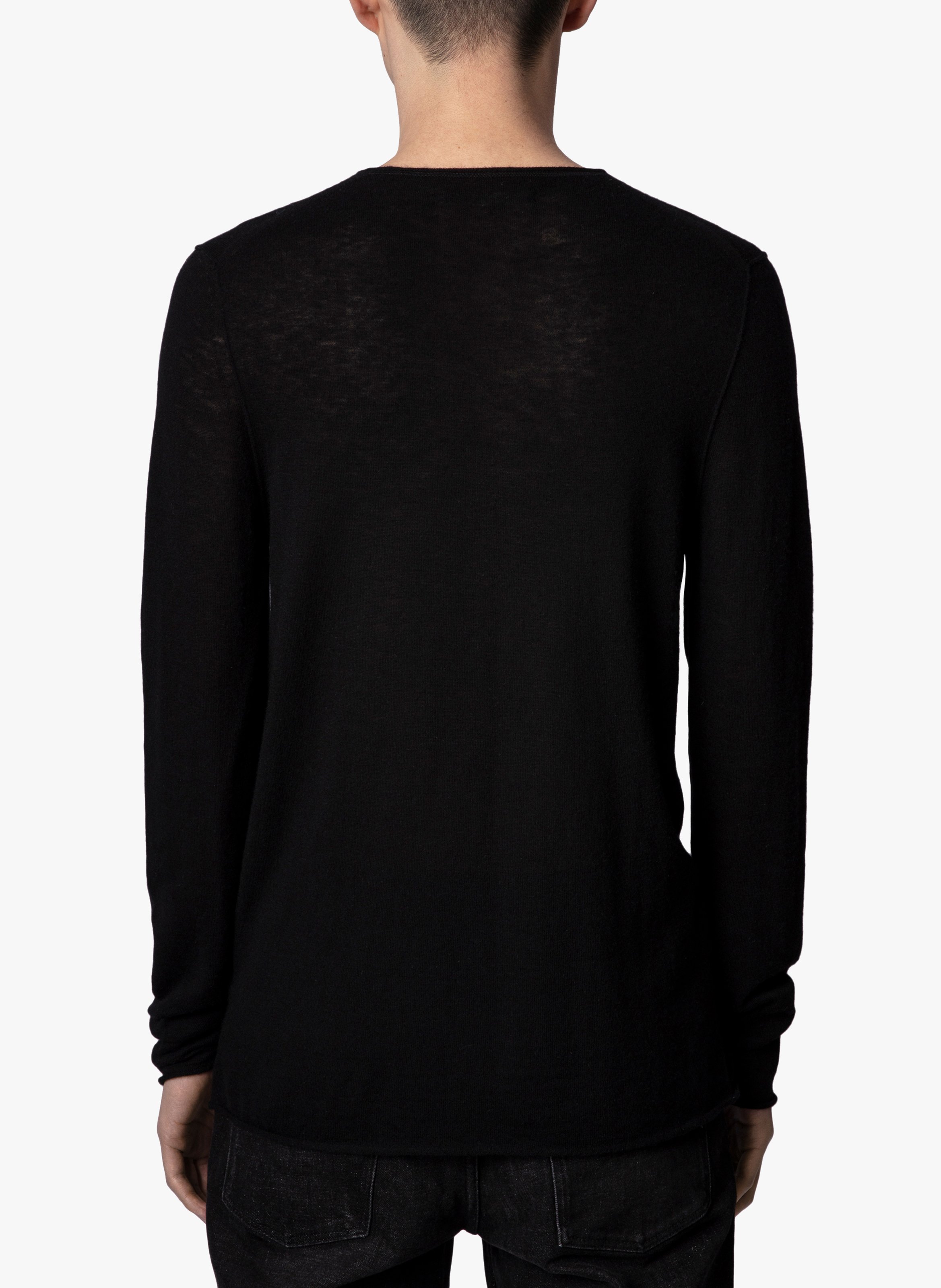 Pull droit en cachemire ZADIG&VOLTAIRE Noir