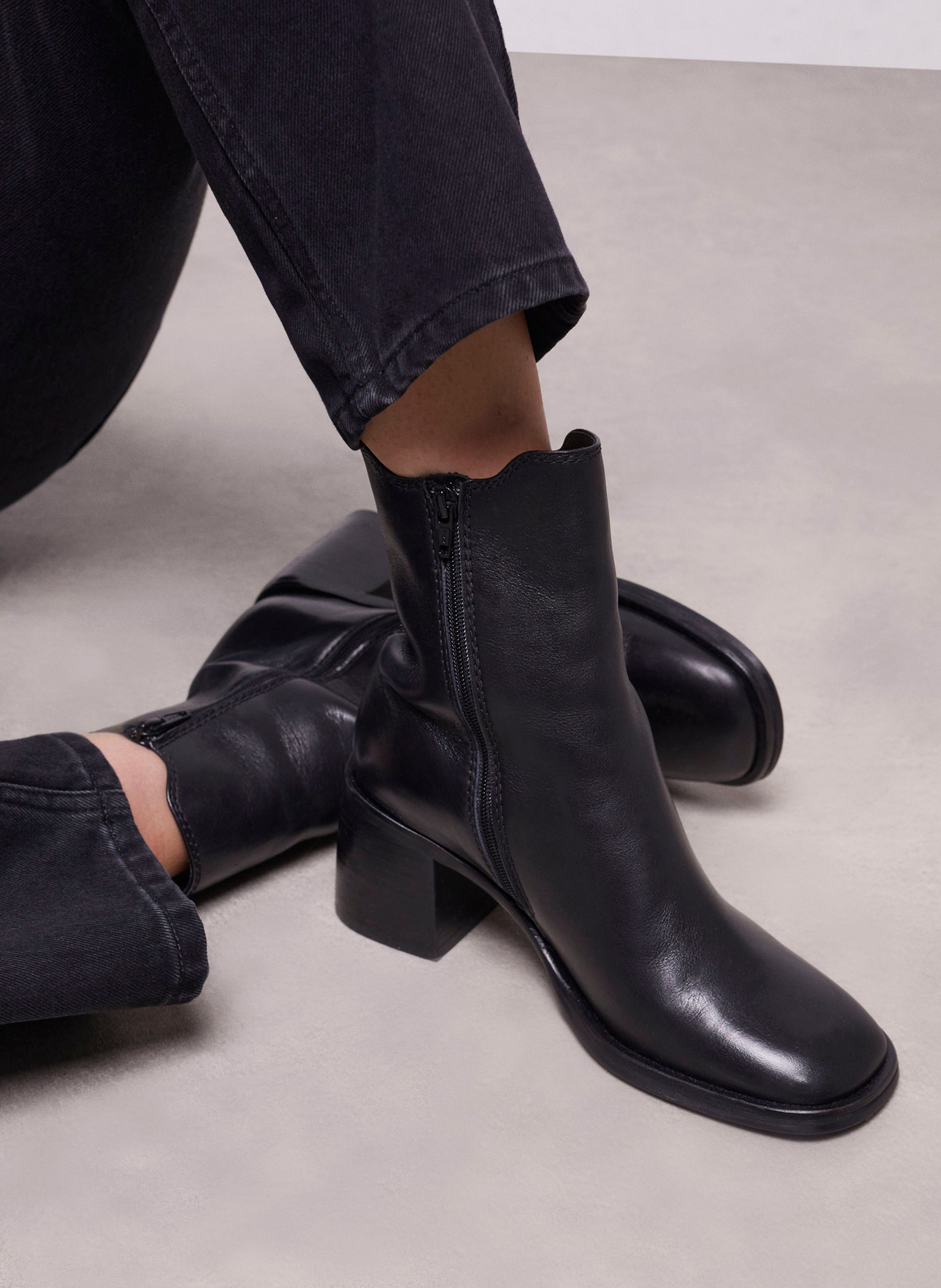 bottines cuir the kooples