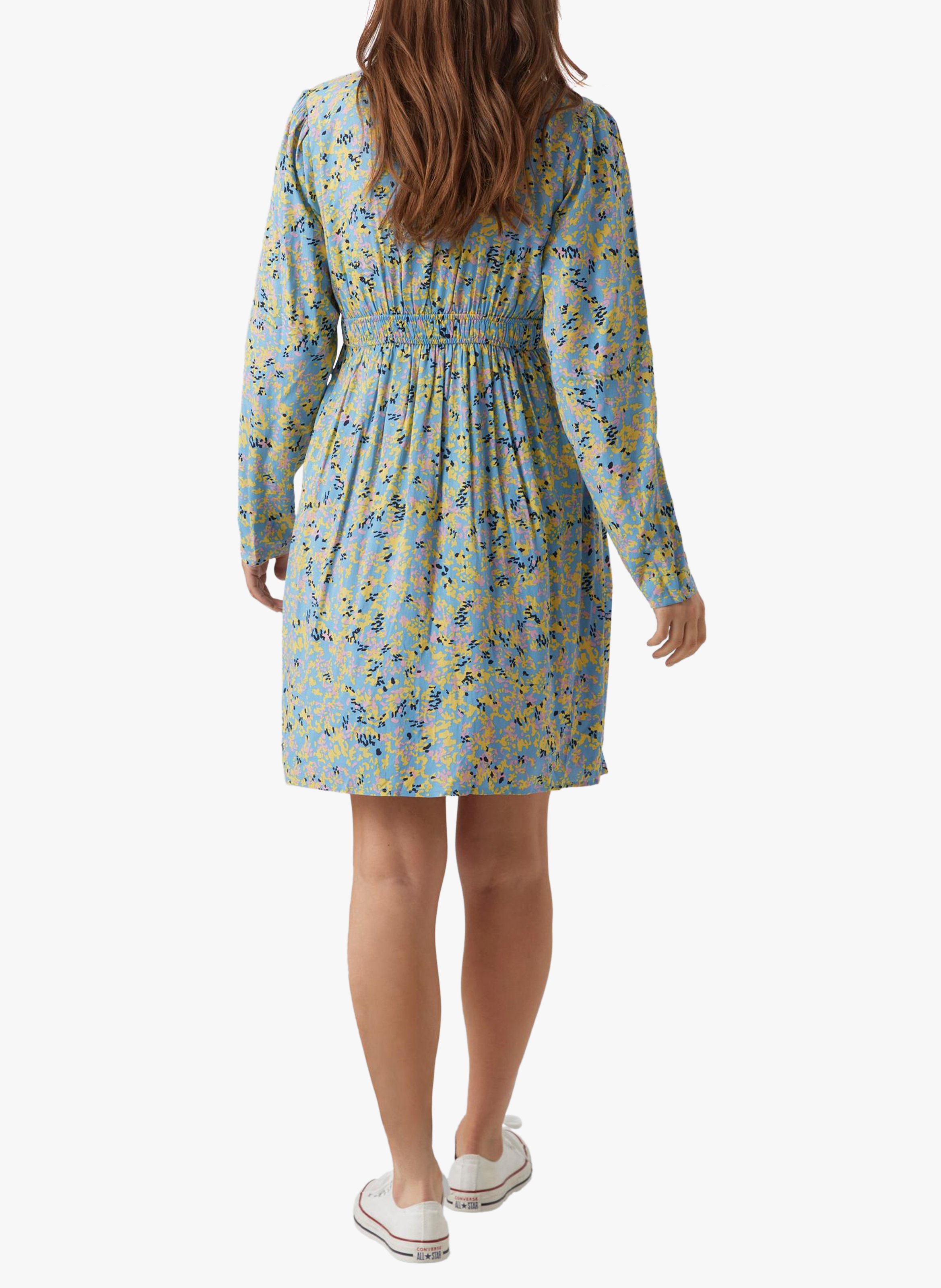 Maternity wrap dress MAMALICIOUS Blue