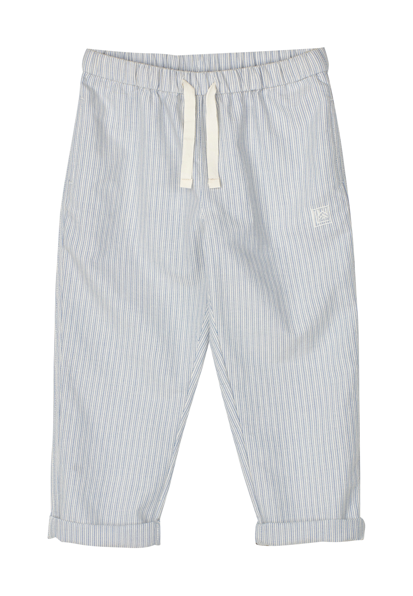 Striped organic cotton pants LIEWOOD Blue