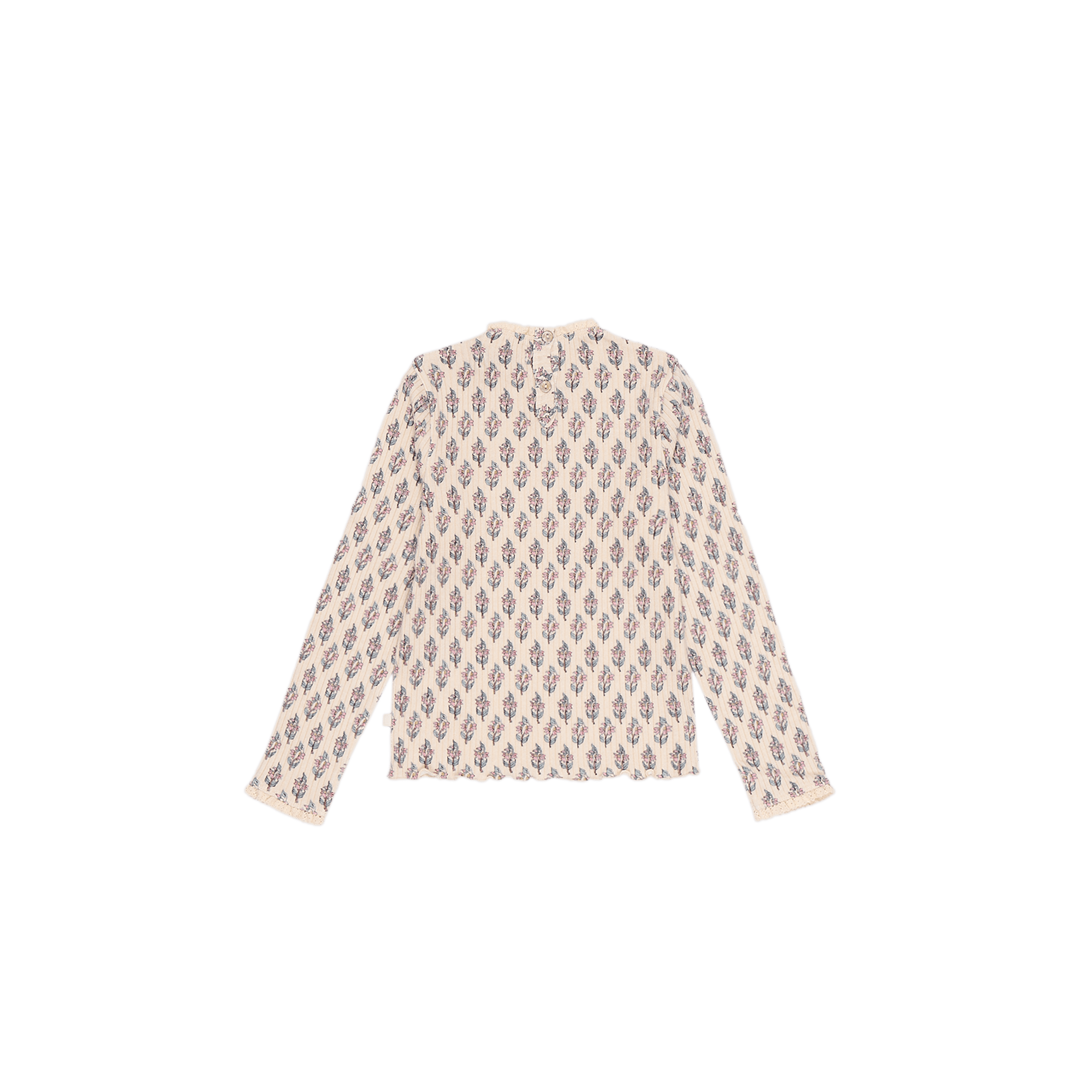 Round-neck printed stretch cotton T-shirt THE NEW SOCIETY Pink