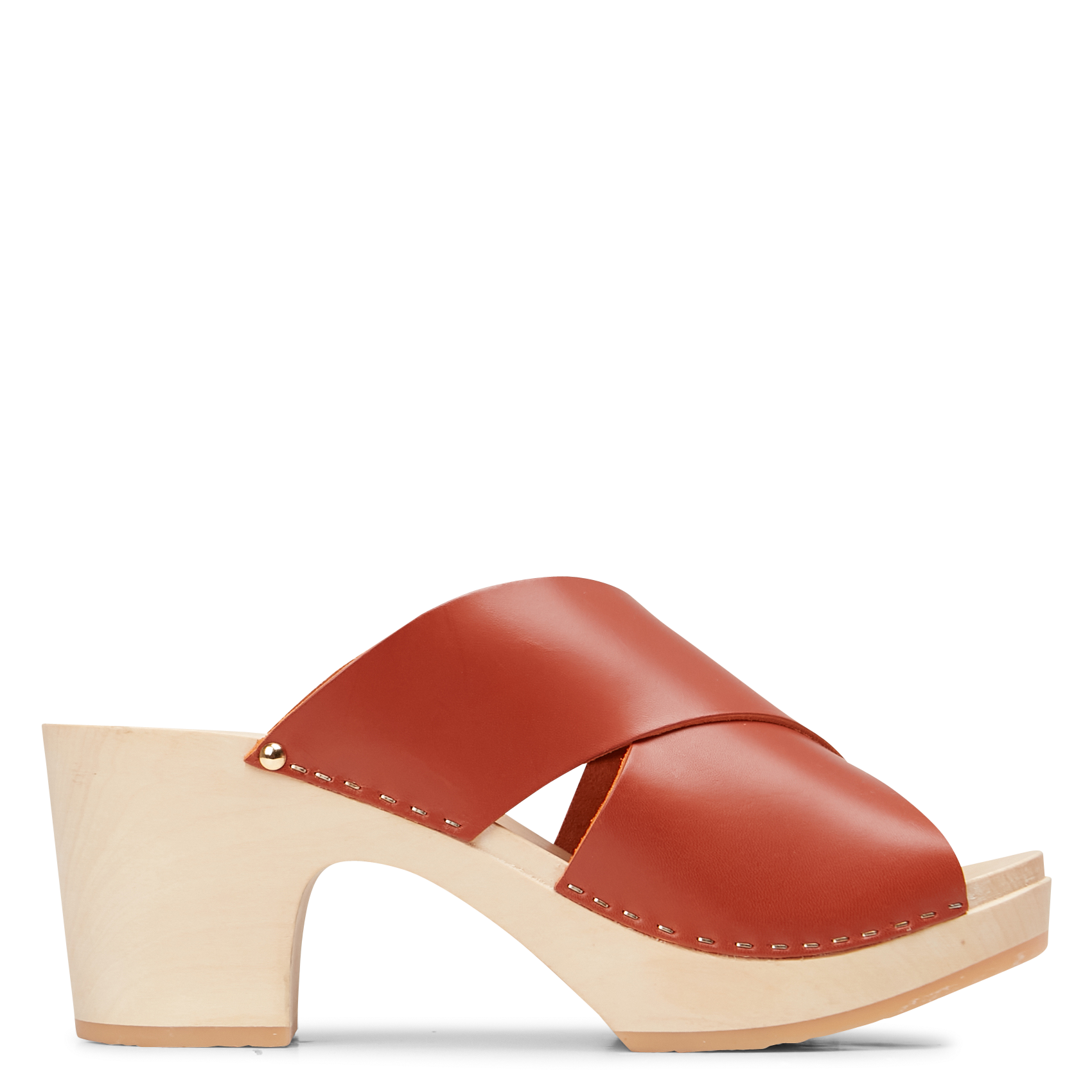 Leren klompen met hoge hak SABOTS YOUYOU