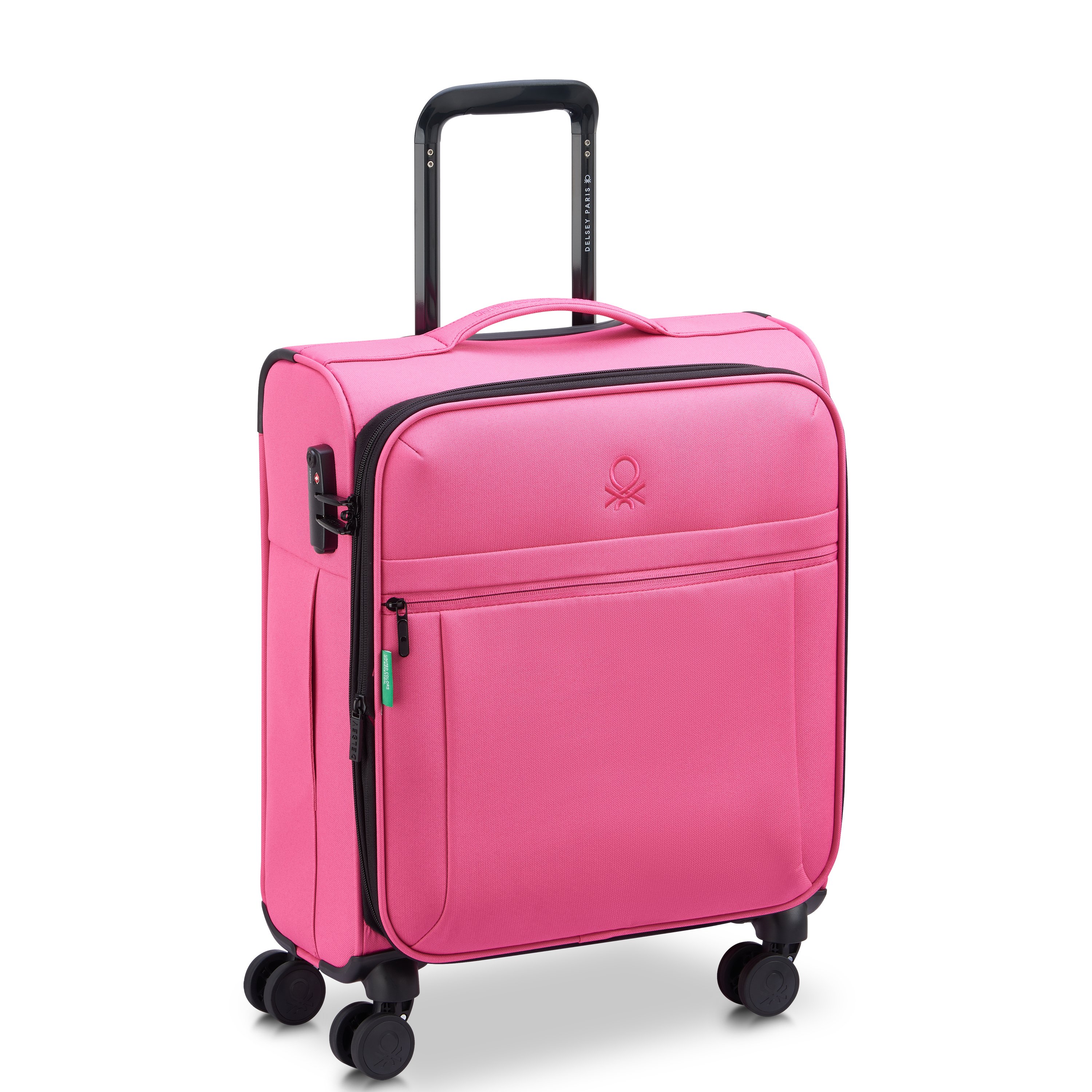 Valise cabine souple 54 cm x 40 cm x 22 cm cm - 33 l - s DELSEY PARIS Rose