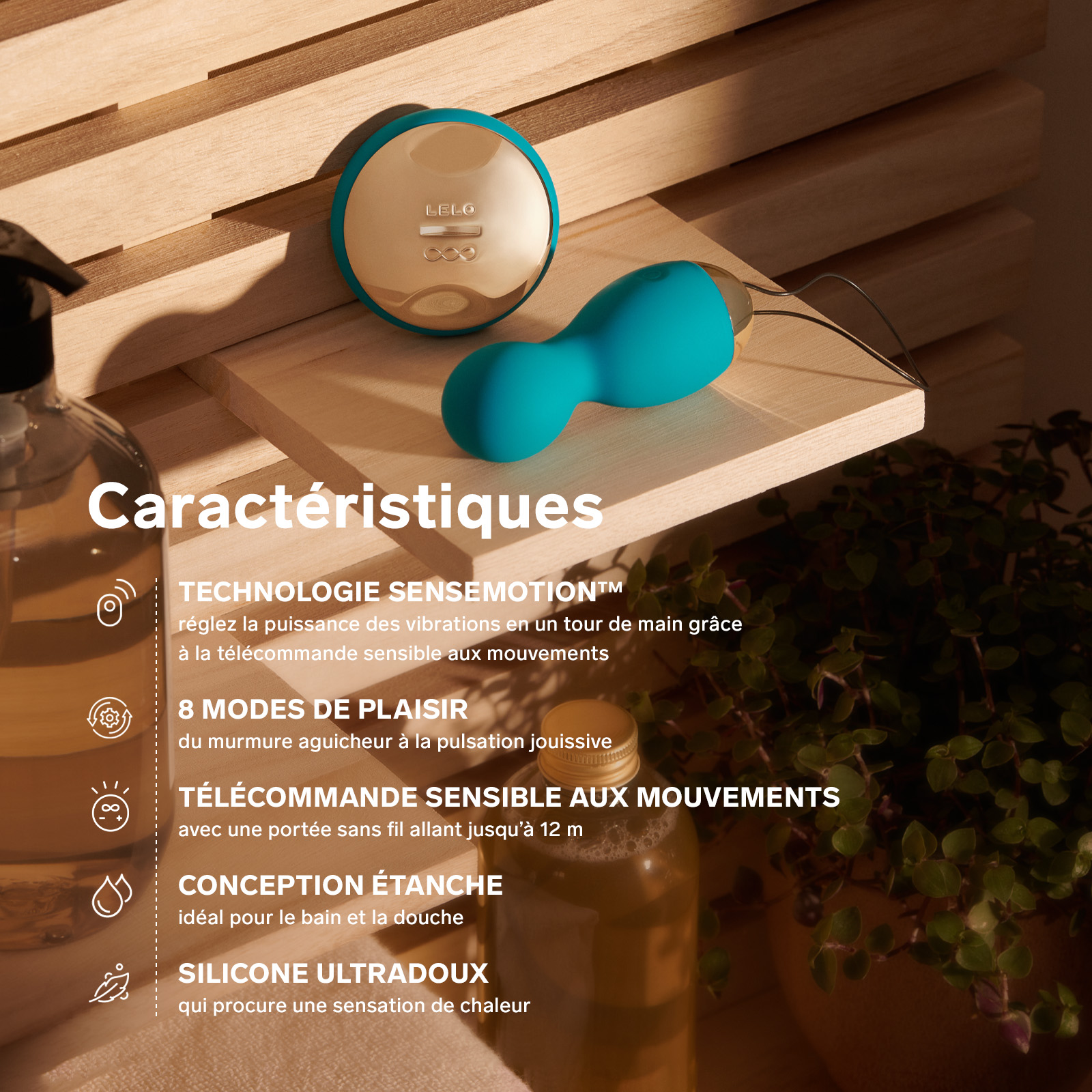 Oeuf vibrant LELO Bleu