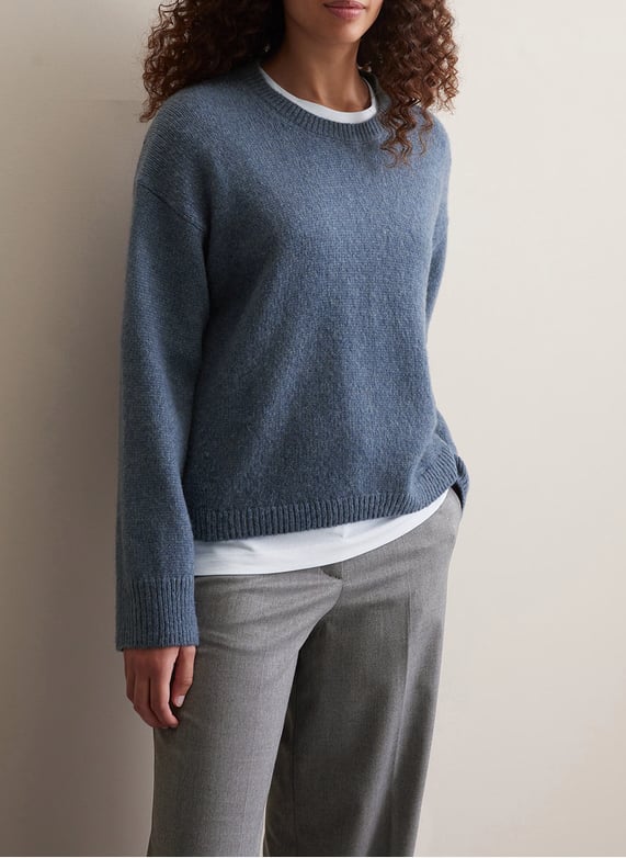 Blue Loose fit sweater