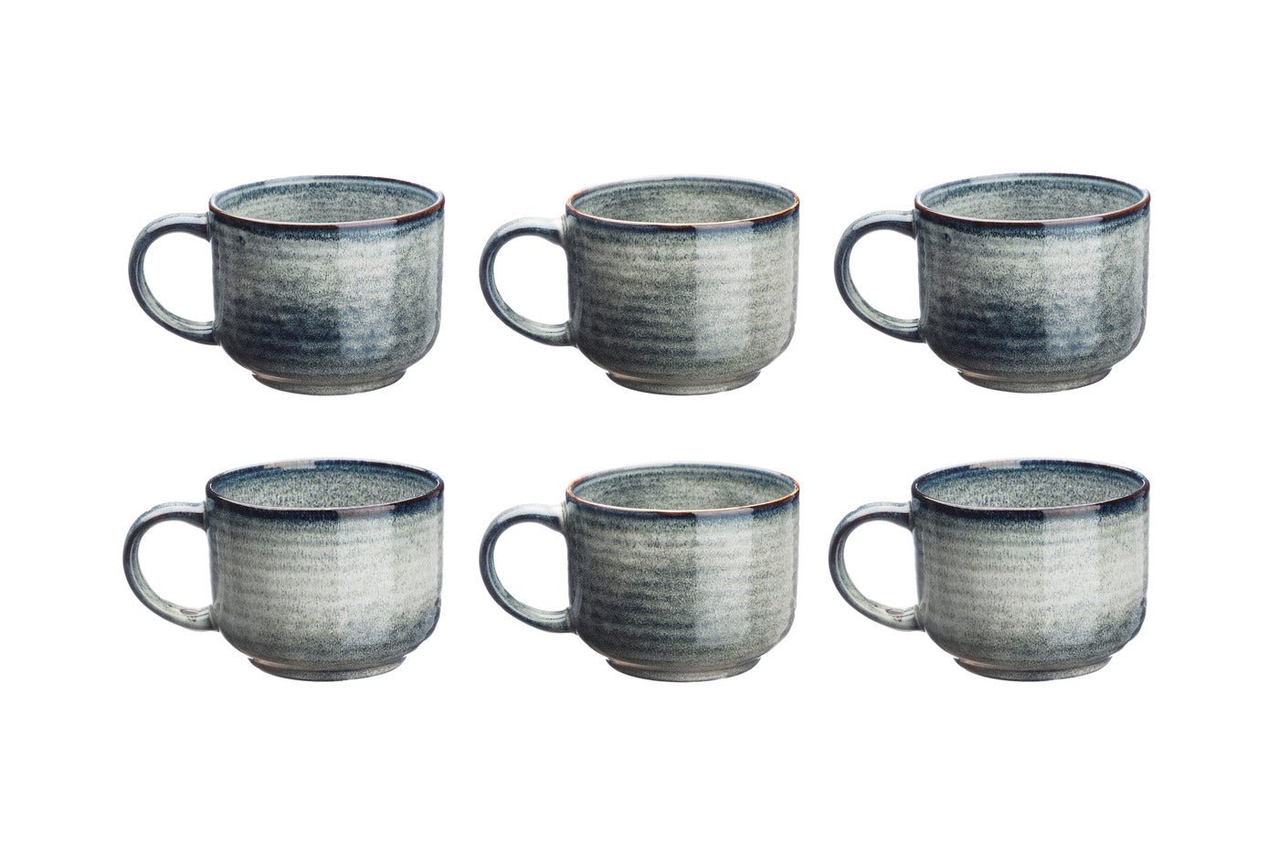 Mug zen 40cl - 6 pièces - natural BJORN Gris