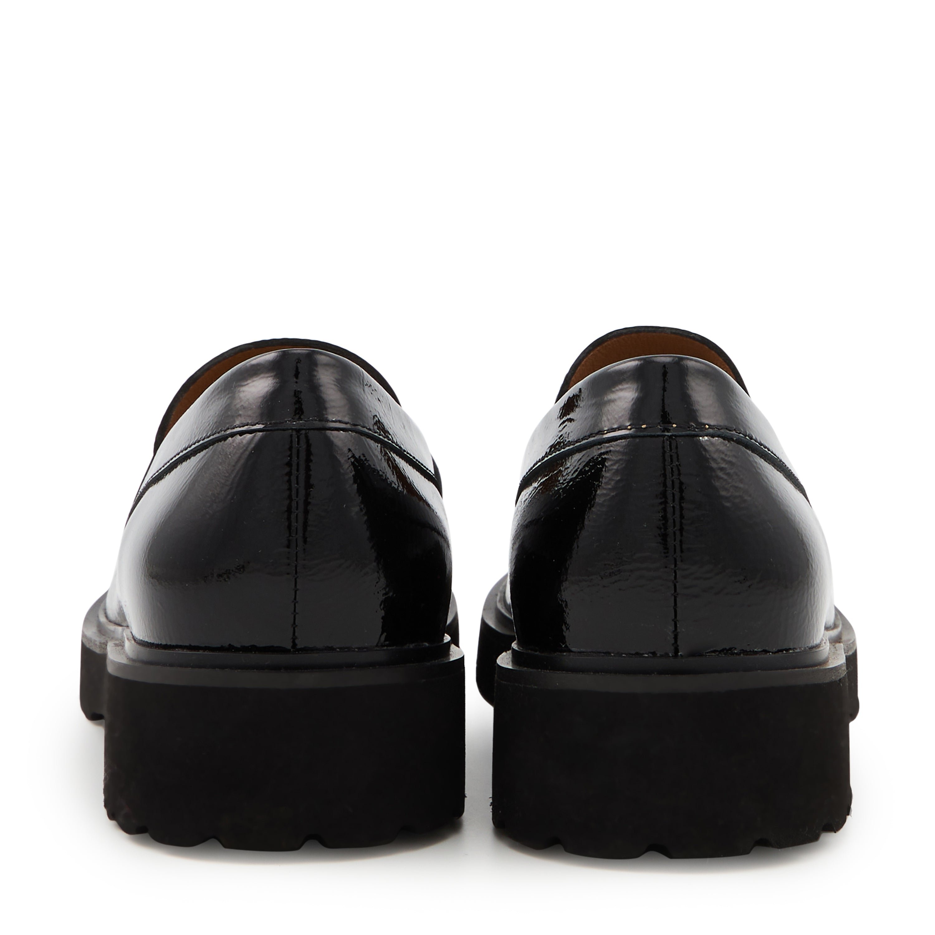 Shiny leather norm BONS BAISERS PARIS Black