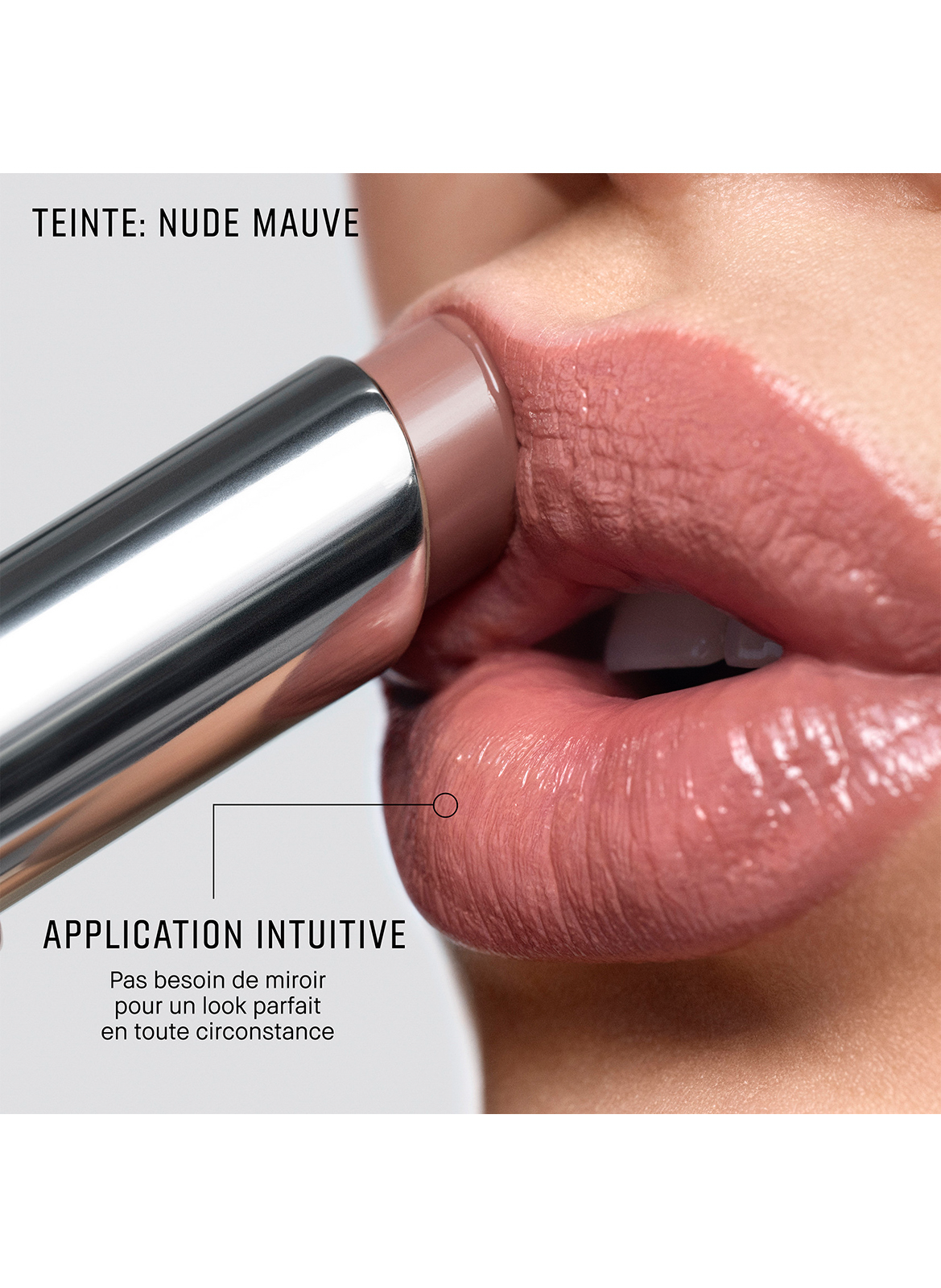 Extra Color Shine - Rouge à lèvres brillance intense Nude buff