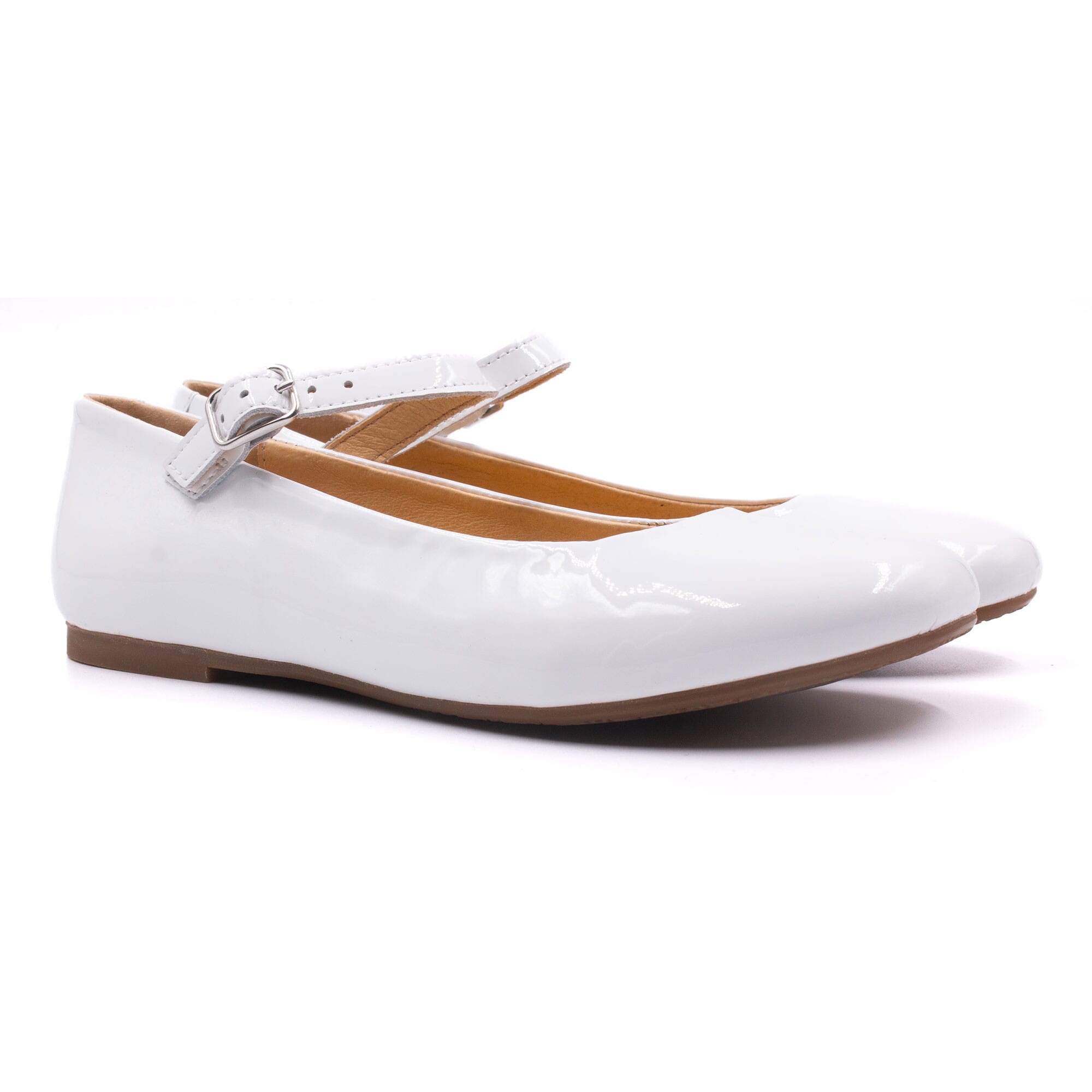 Ballerine vernis Boni & Sidonie Blanc