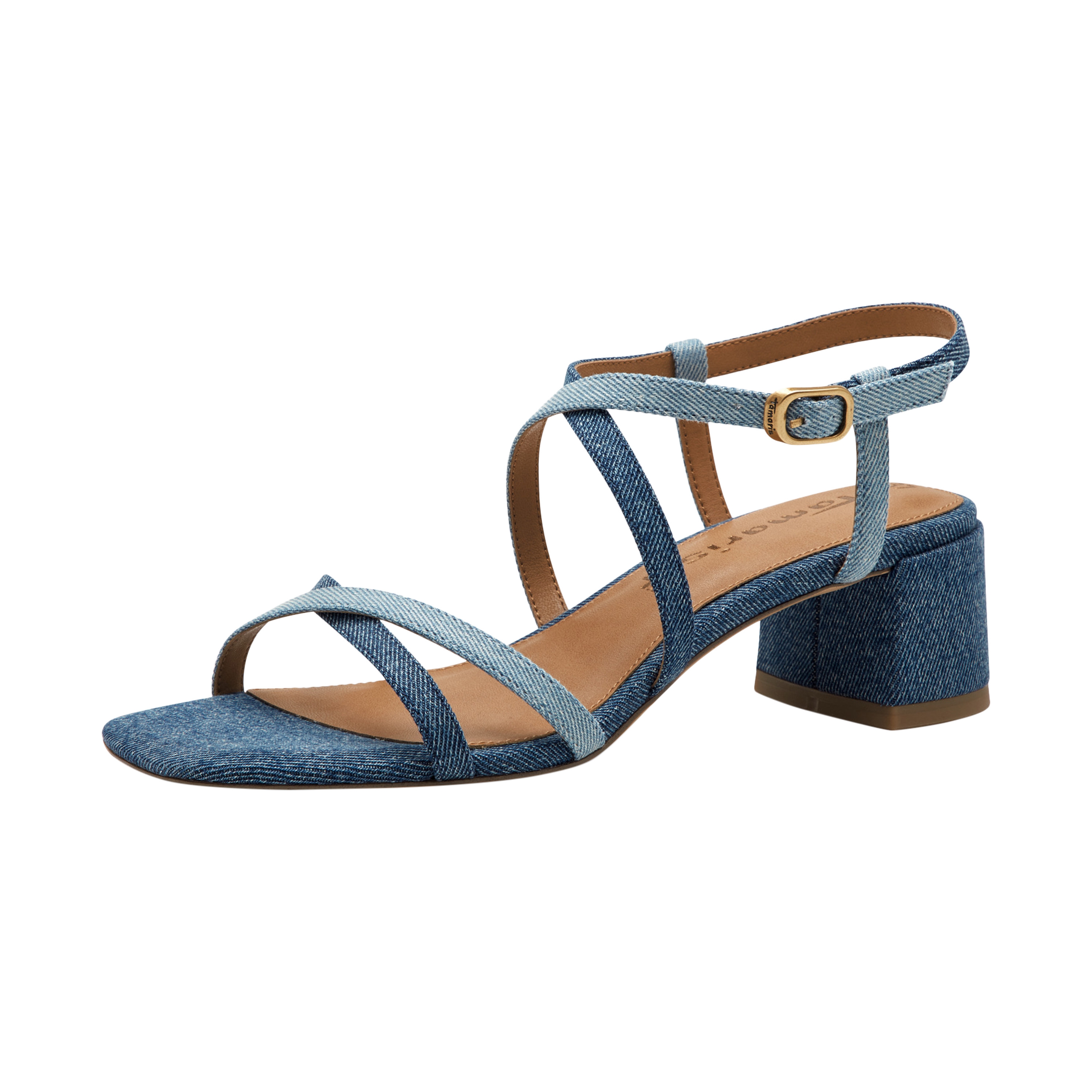Strappy Heeled Sandals TAMARIS Blue