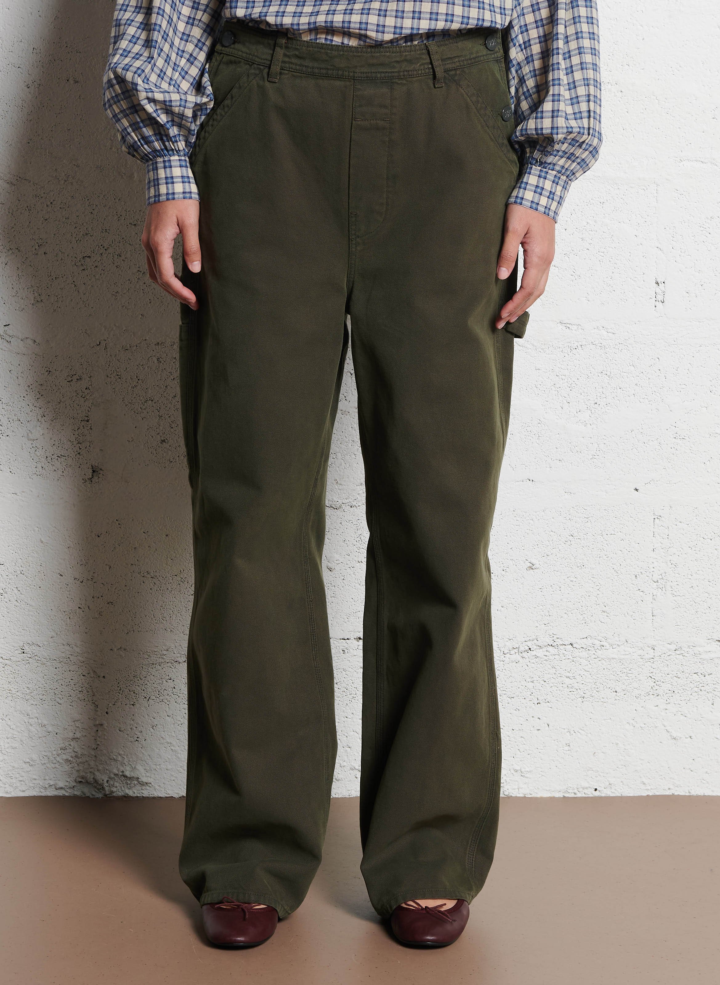 Slim-fit cotton cargo pants LAURENCE BRAS