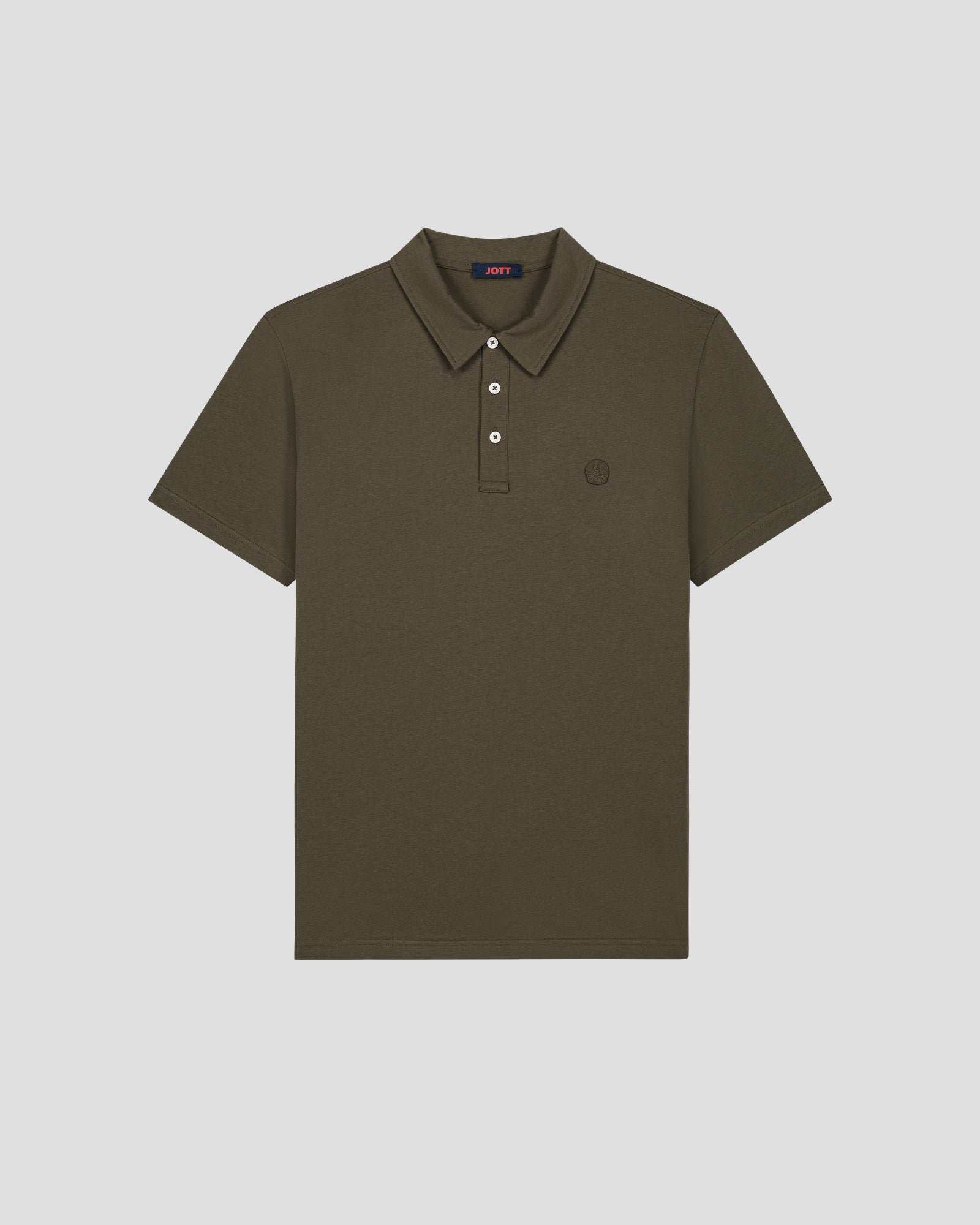 Organic cotton polo shirt JOTT Green