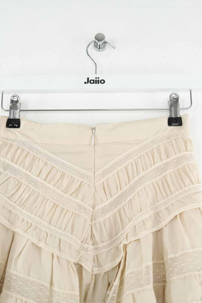 Silk mini-skirt ISABEL MARANT - Seconde Main Beige