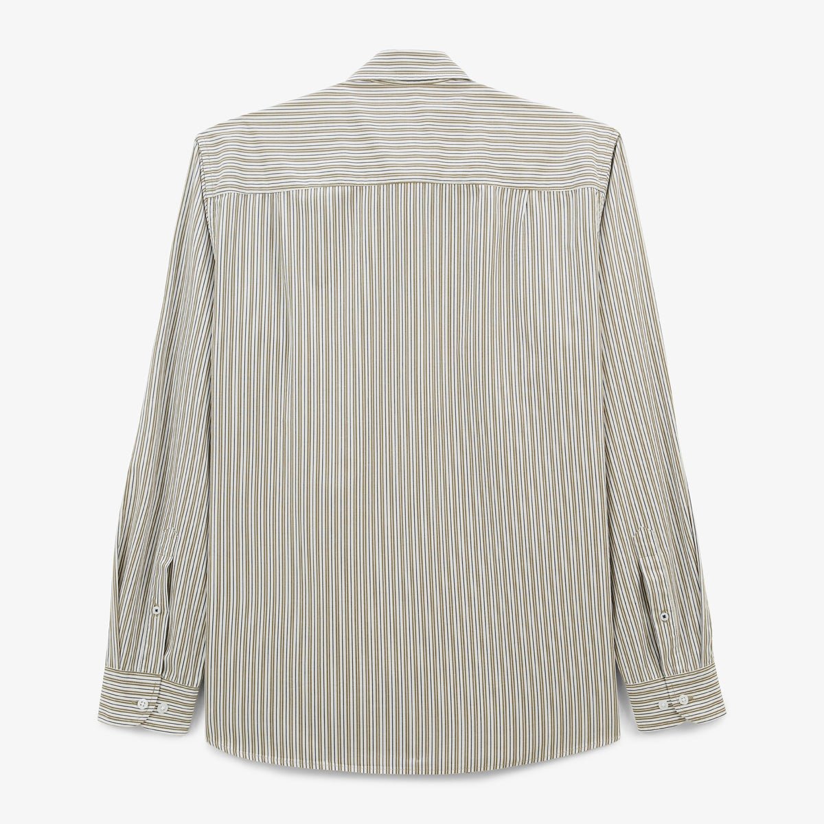 Long-sleeved striped shirt SERGE BLANCO Green