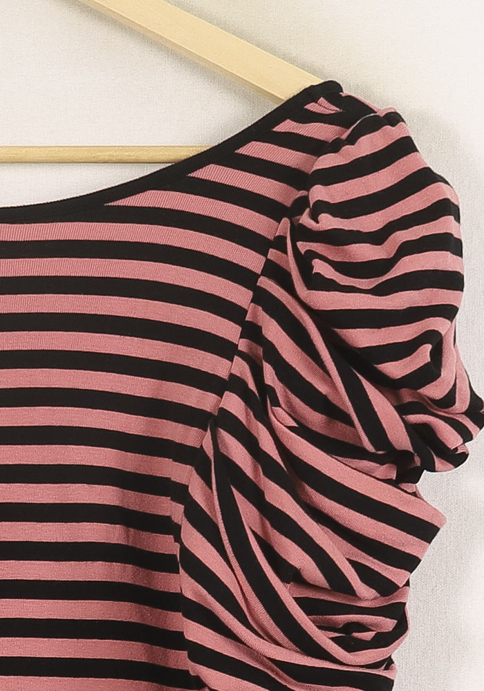 Tommy Badge T-shirt GANNI - Seconde Main Multicolored