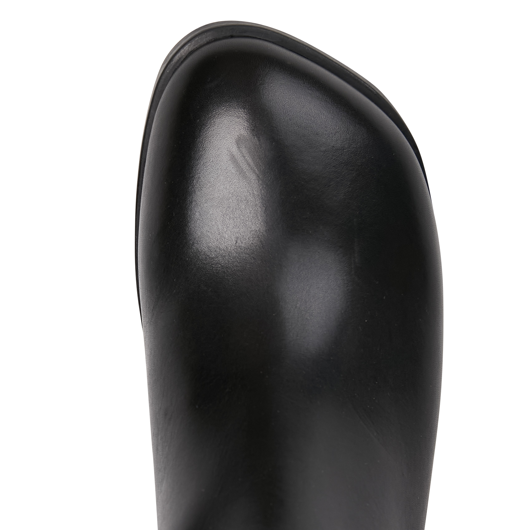 Bottines à talons unies en cuir CAMPER Noir