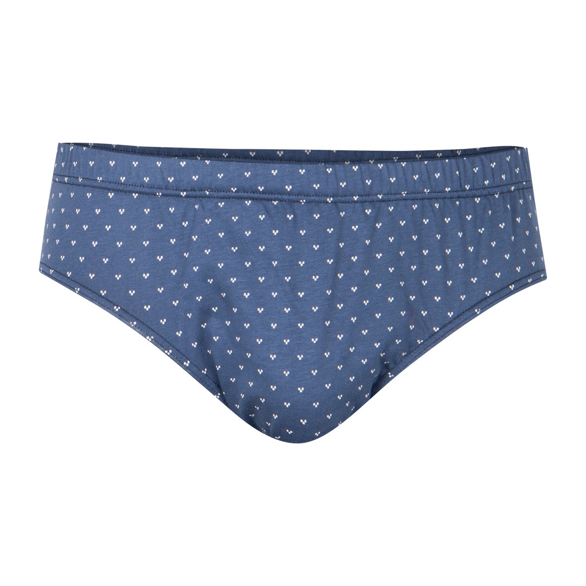 Mercerized cotton low-rise panties EMINENCE Blue