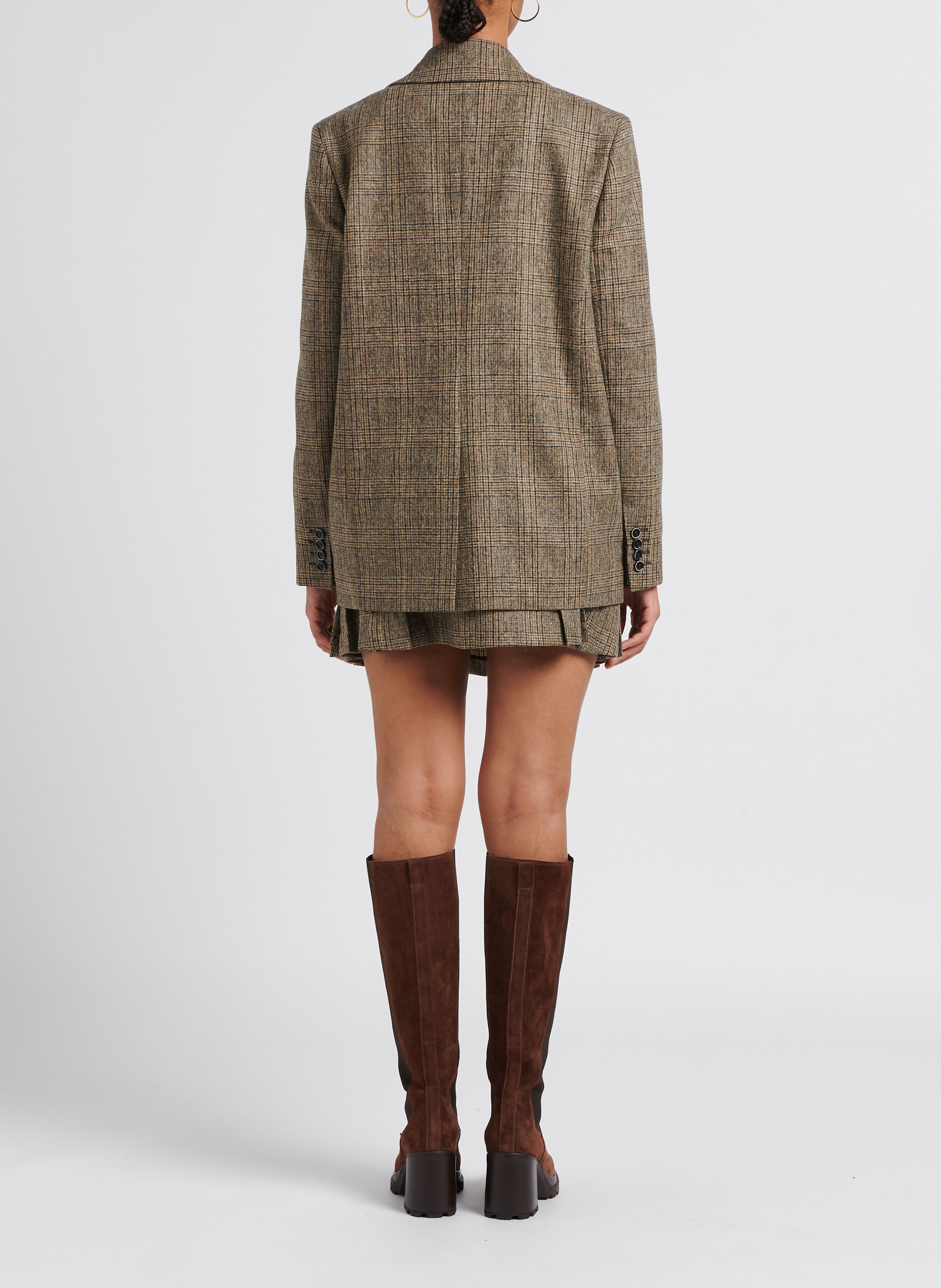 Trui van kasjmier met V-hals SAISON 1865 Grijs