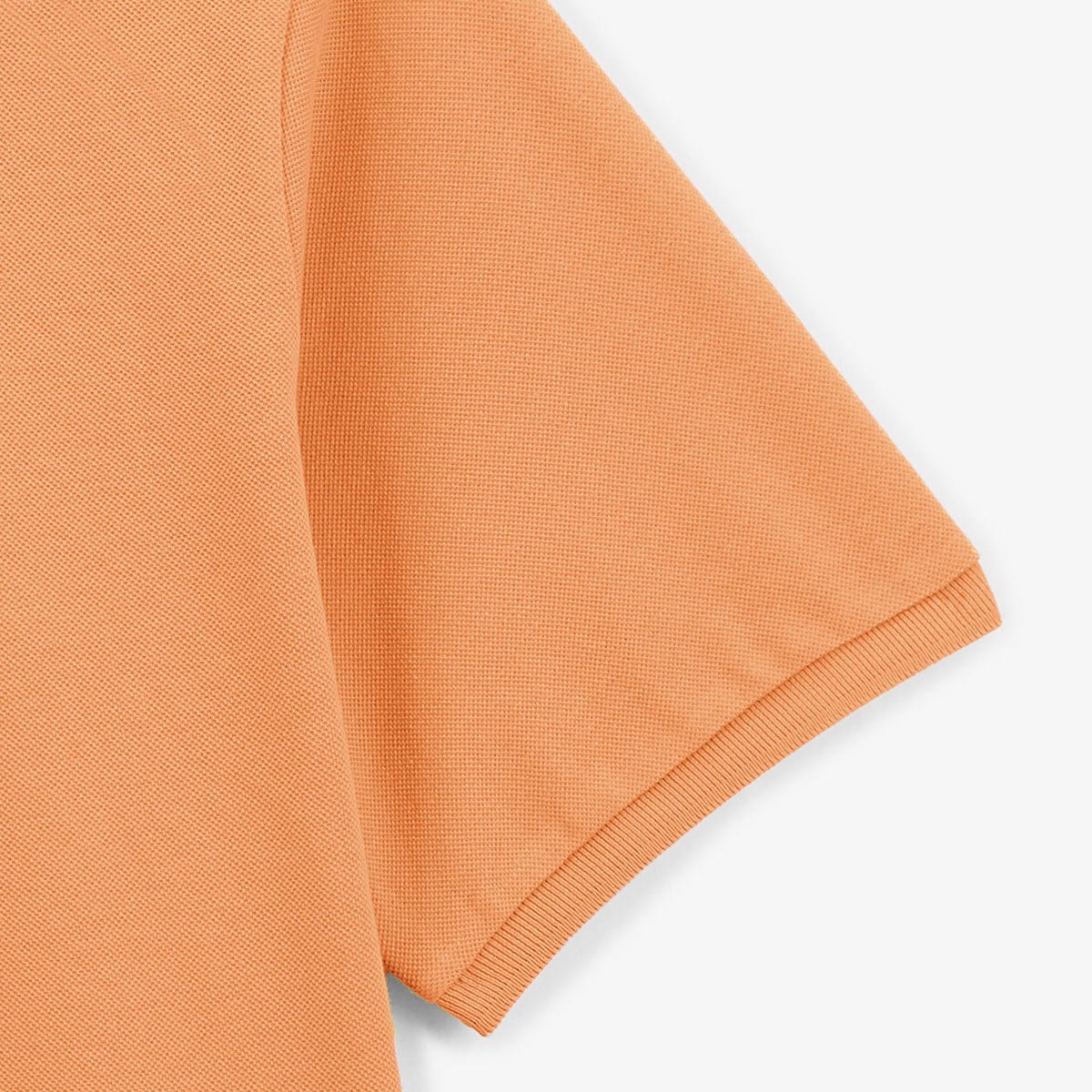 Short-sleeved piqué knit polo SERGE BLANCO Orange