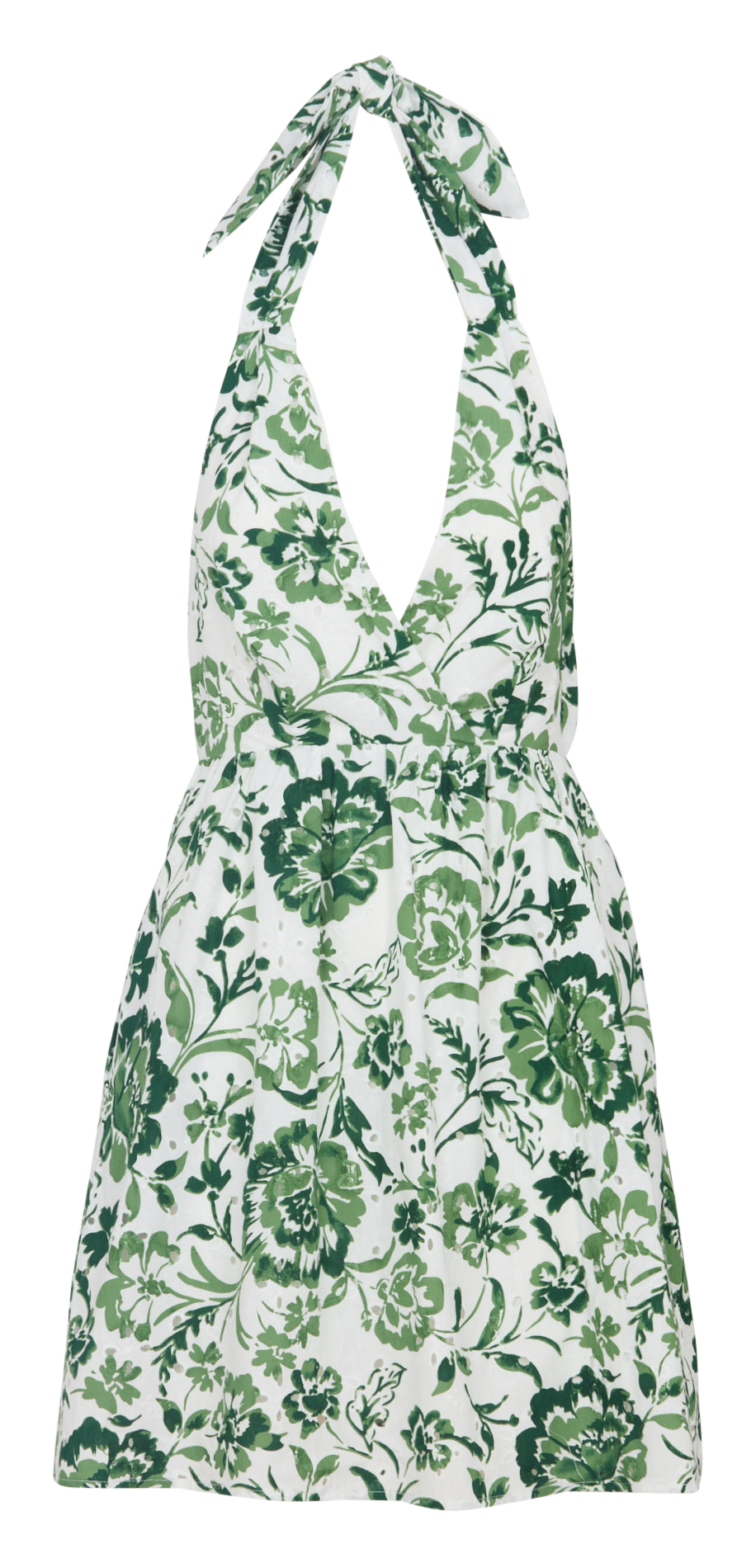 Robe courte évasée THE KORNER Vert