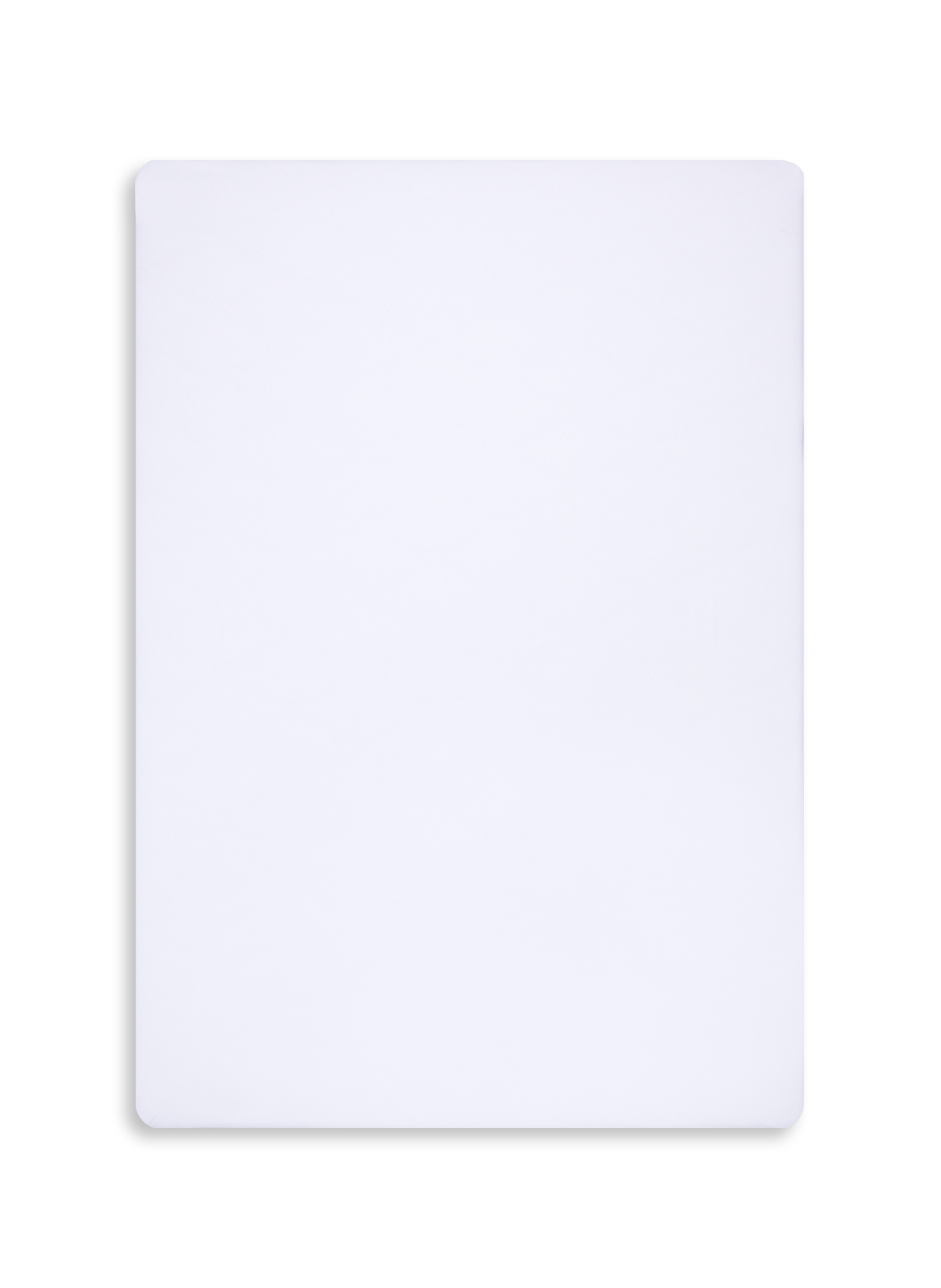 Drap housse en coton AU PRINTEMPS PARIS MAISON Blanc