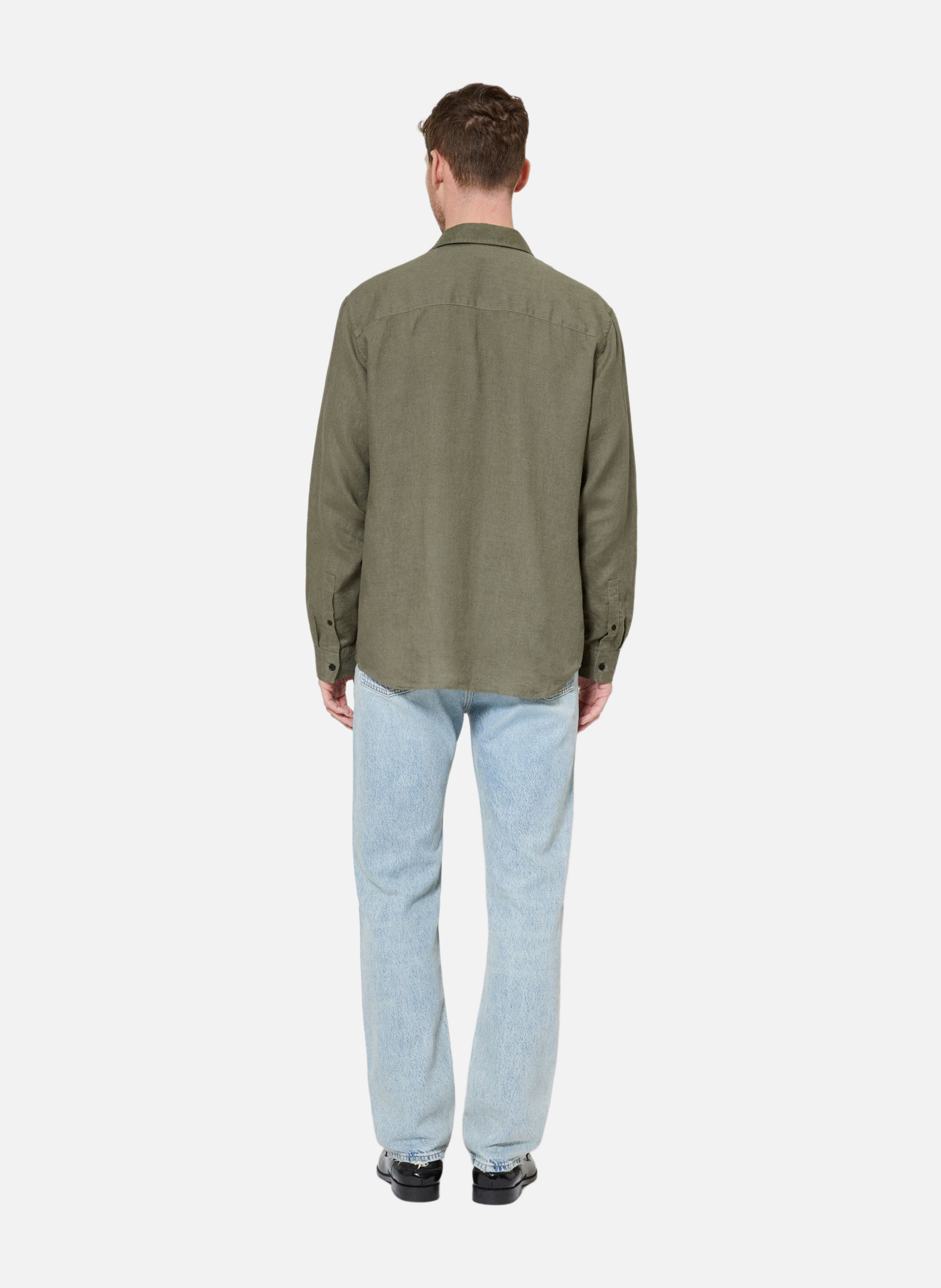 Linen shirt THE KOOPLES Green